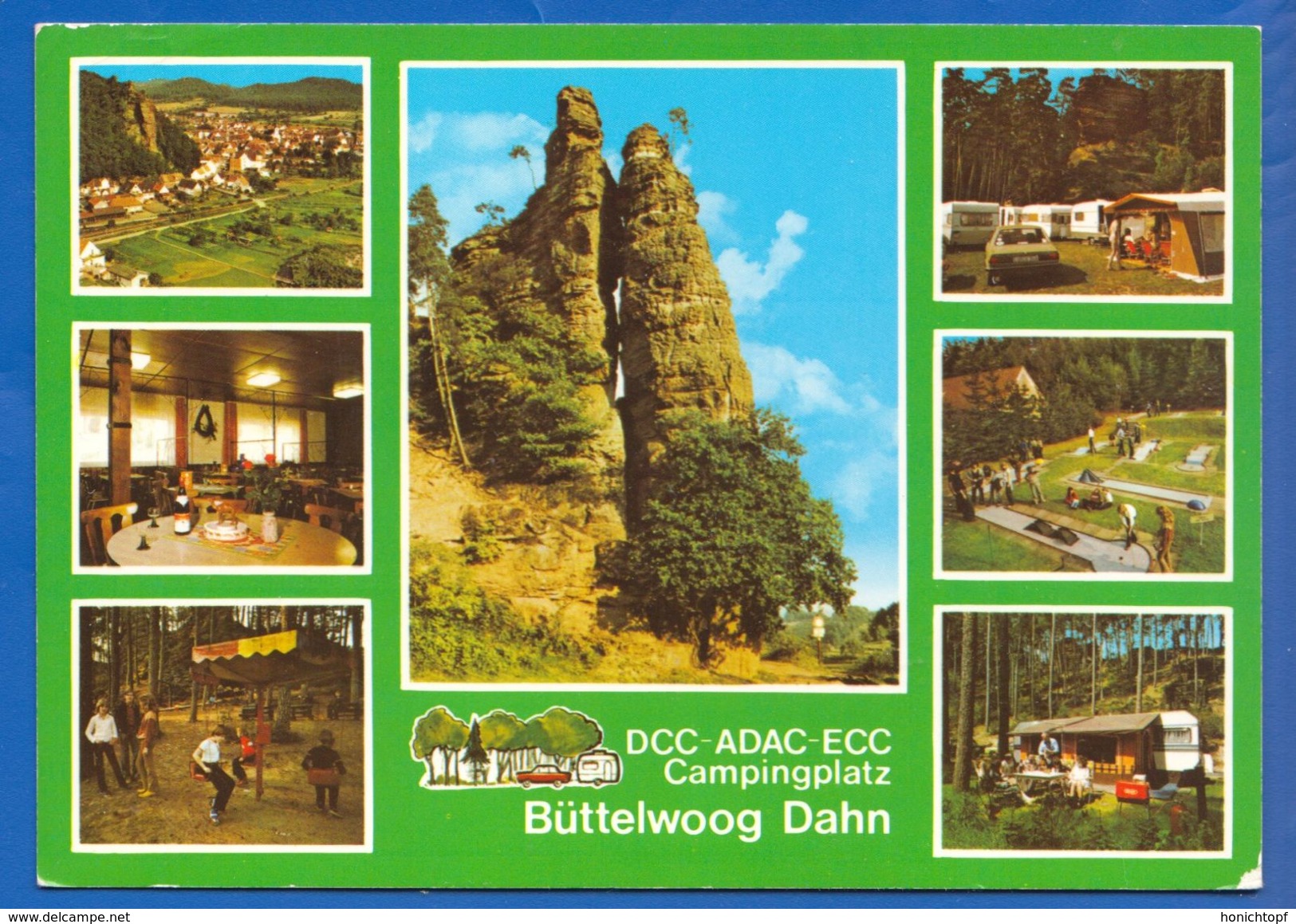 Deutschland; Dahn Pfalz; Multibildkarte Campingplatz Büttelwoog - Dahn