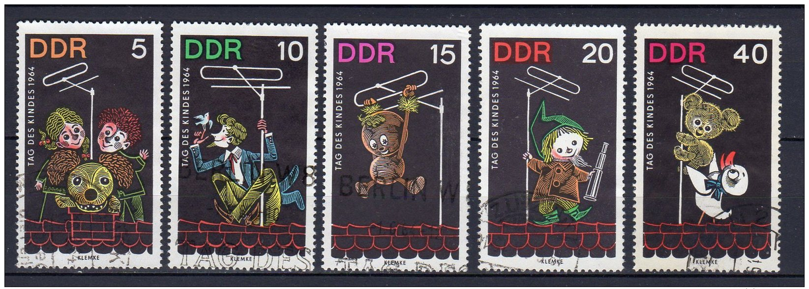 DDR   1025- 1029   Gestempelt - Gebraucht