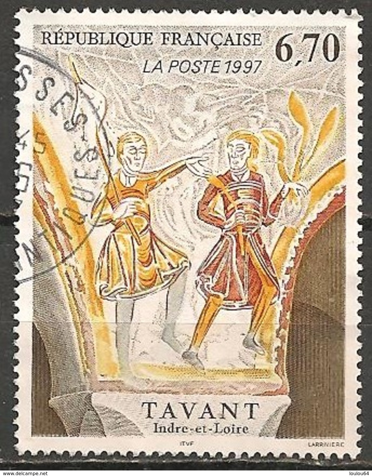 Timbres - France - 1997 - N° 3049 - TAVANT - Indre-et-Loire - - Usati