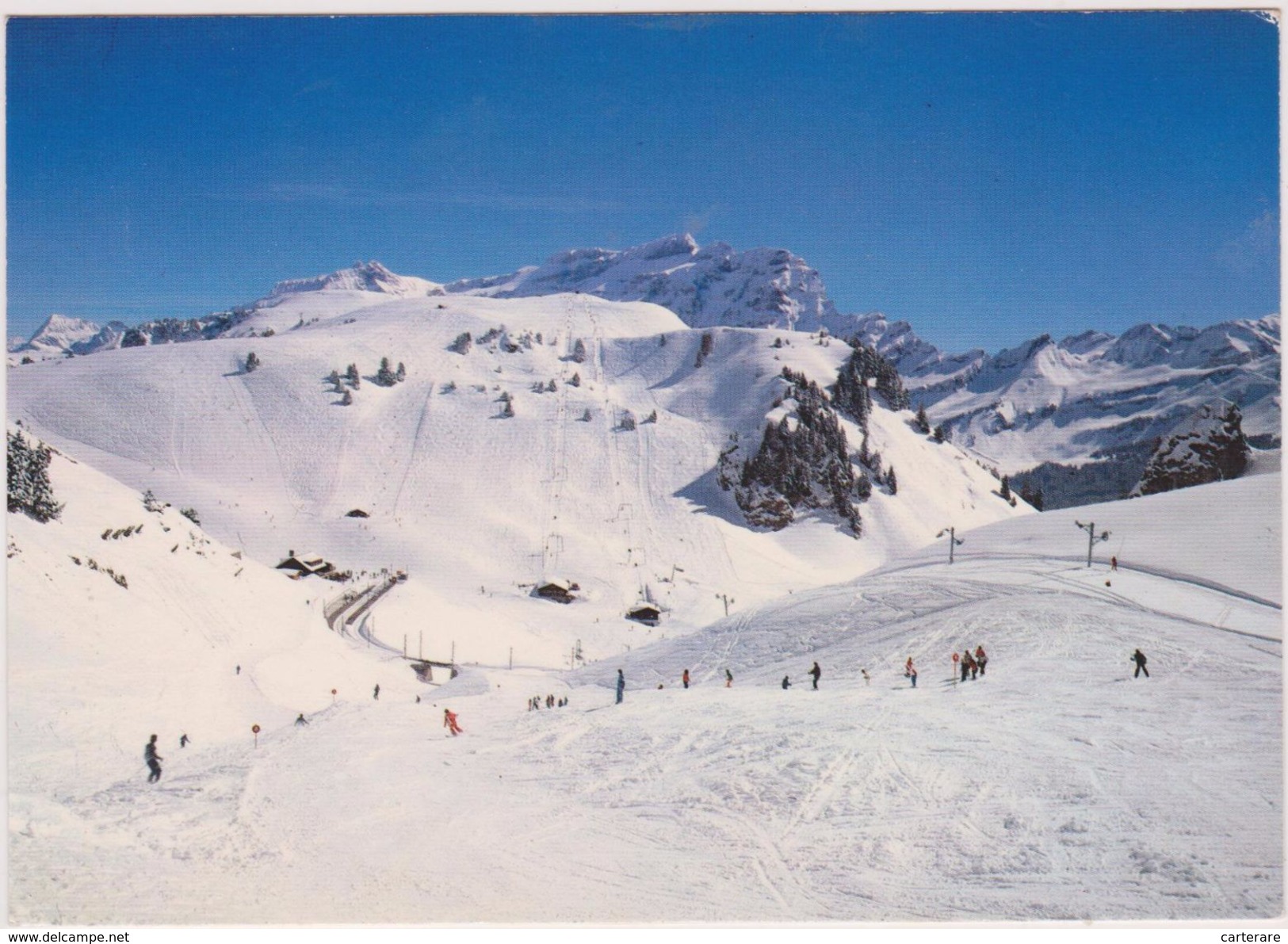 SUISSE,SWITZERLAND,SVIZZERA,SCHWEIZ,HELVETIA,VAUD,AIGLE,VILLARS SUR OLLON,CHESIERES,PISTE SKI,COL BRETAYE - Ollon