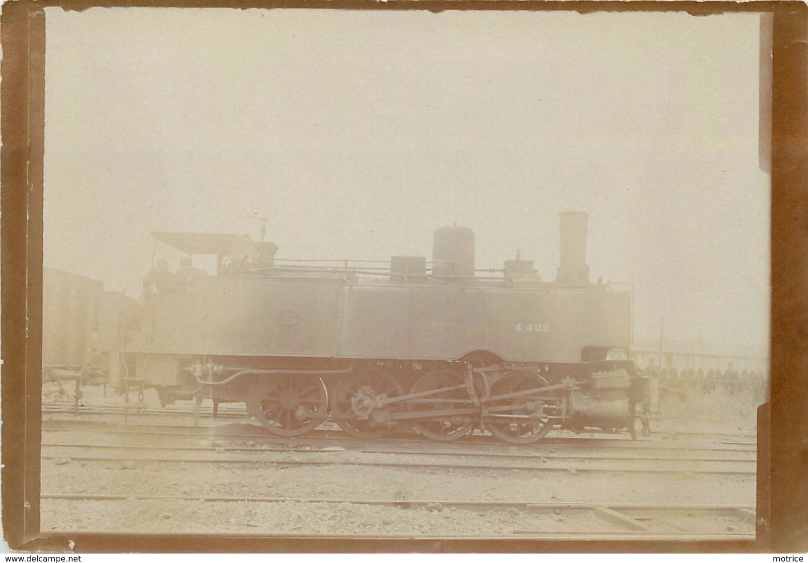 LOCOMOTIVE N°4.402, (photo Format 12,8 X 9cm). - Trains