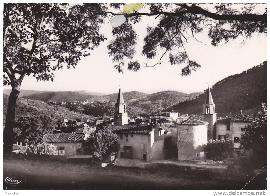 Bargemon - Alt. 500 M - Vue Sur Le Village - Circulé 1956 - Bargemon