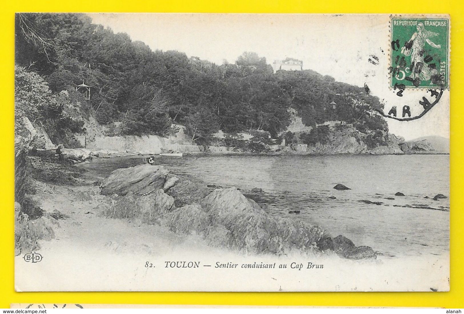 TOULON Rare Sentier Conduisant Au Cap Brun (ELD) Var (83) - Toulon