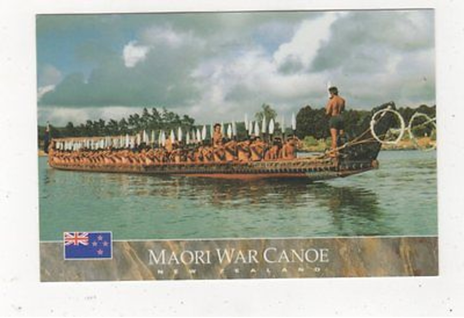 Maori War Canoe New Zealand Postcard 902a - Autres & Non Classés