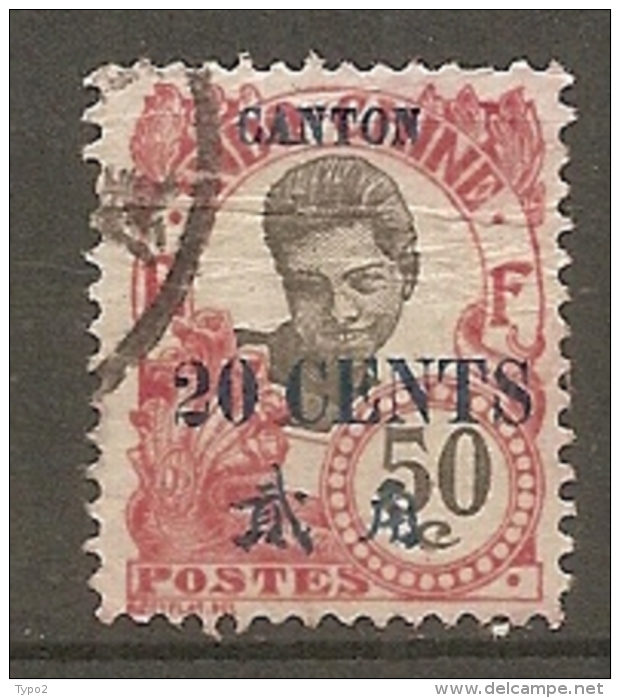 CANTON - Yv. N°  78   (o)   20c S 50c    Cote  2,1   D  2 Scans - Gebraucht