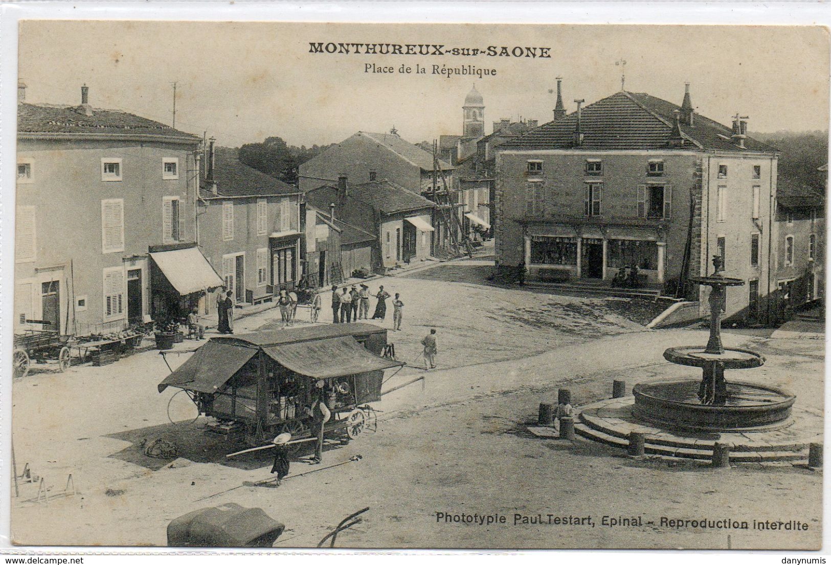 88   MONTHUREUX  Sur SAONE     Place De La République - Monthureux Sur Saone