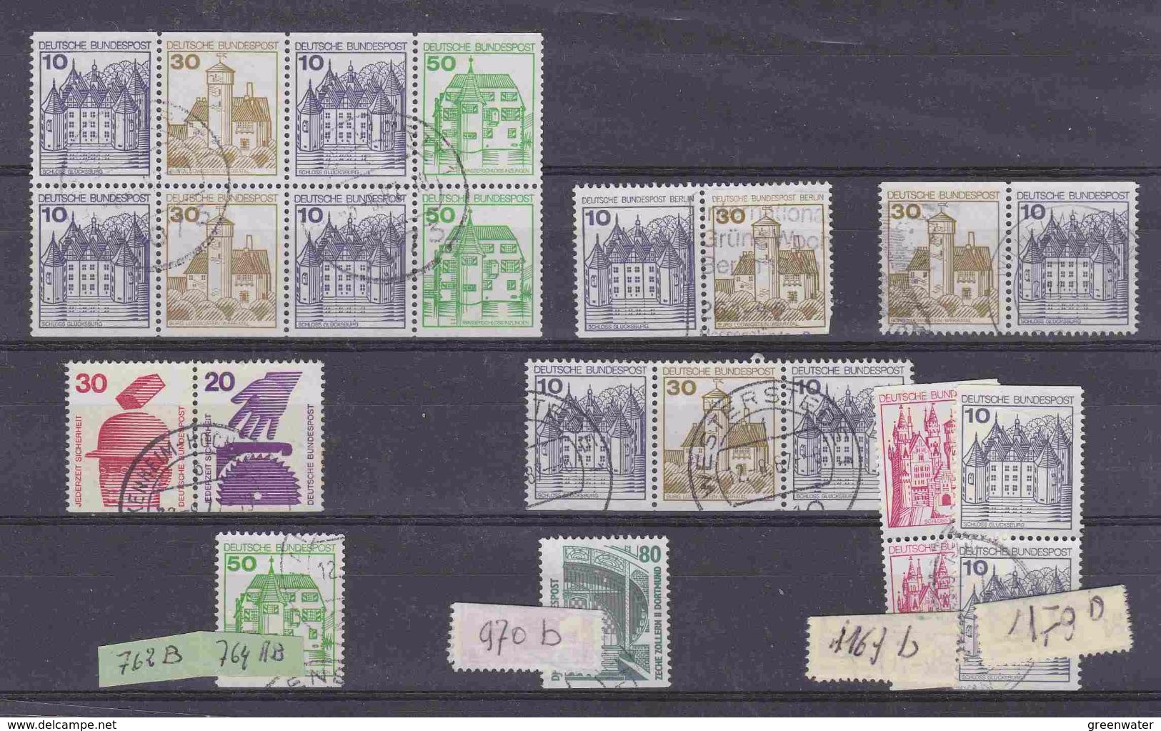 Germany Definitives Frm Booklets  (see Sca) Used (36935) - Gebruikt