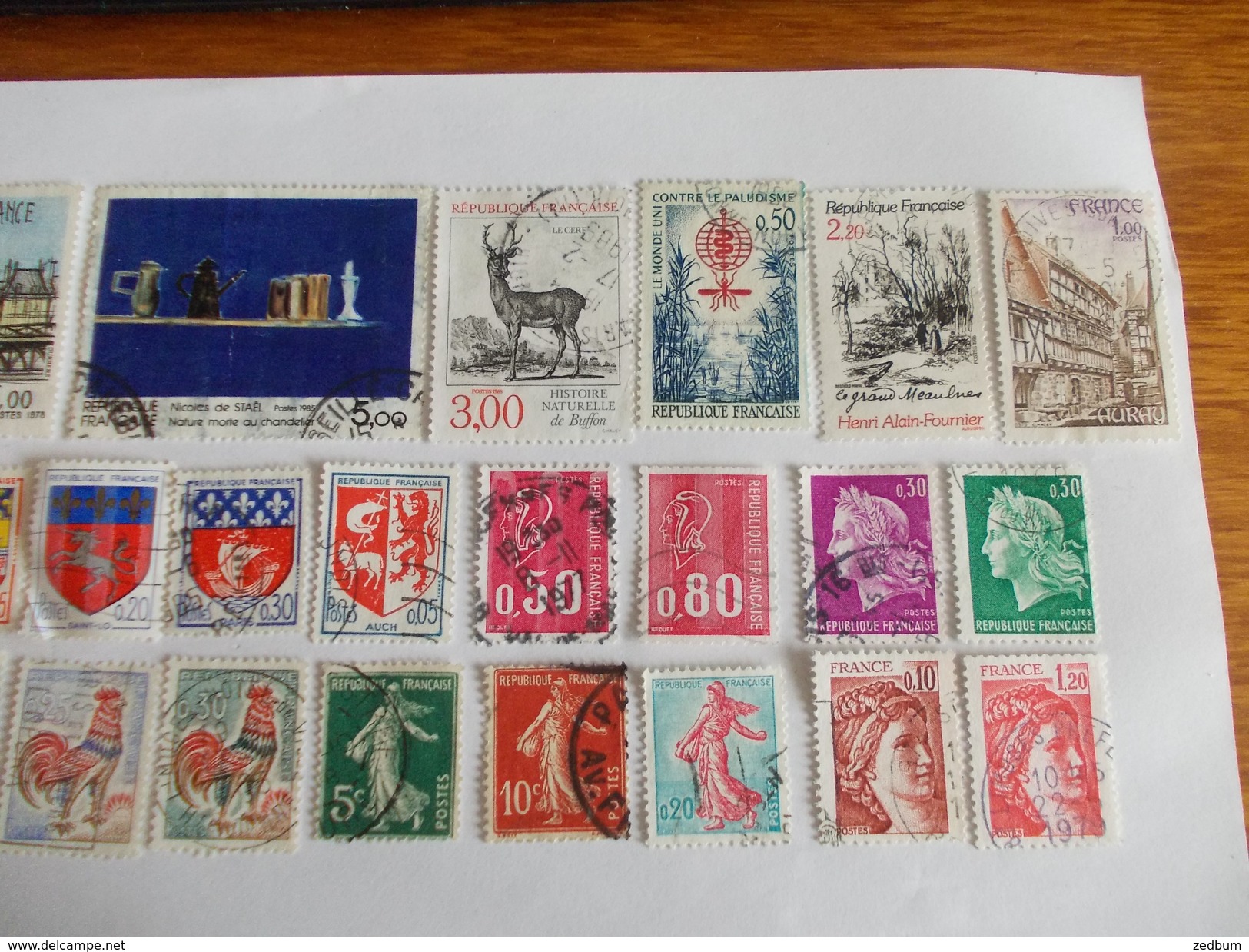 TIMBRE France Lot De 30 Timbres à Identifier N° 612 - Alla Rinfusa (max 999 Francobolli)