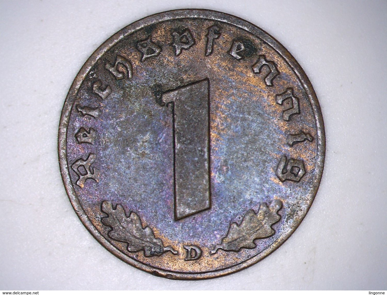 ALLEMAGNE - 1 REICHSPFENNIG 1938 D - 1 Reichspfennig