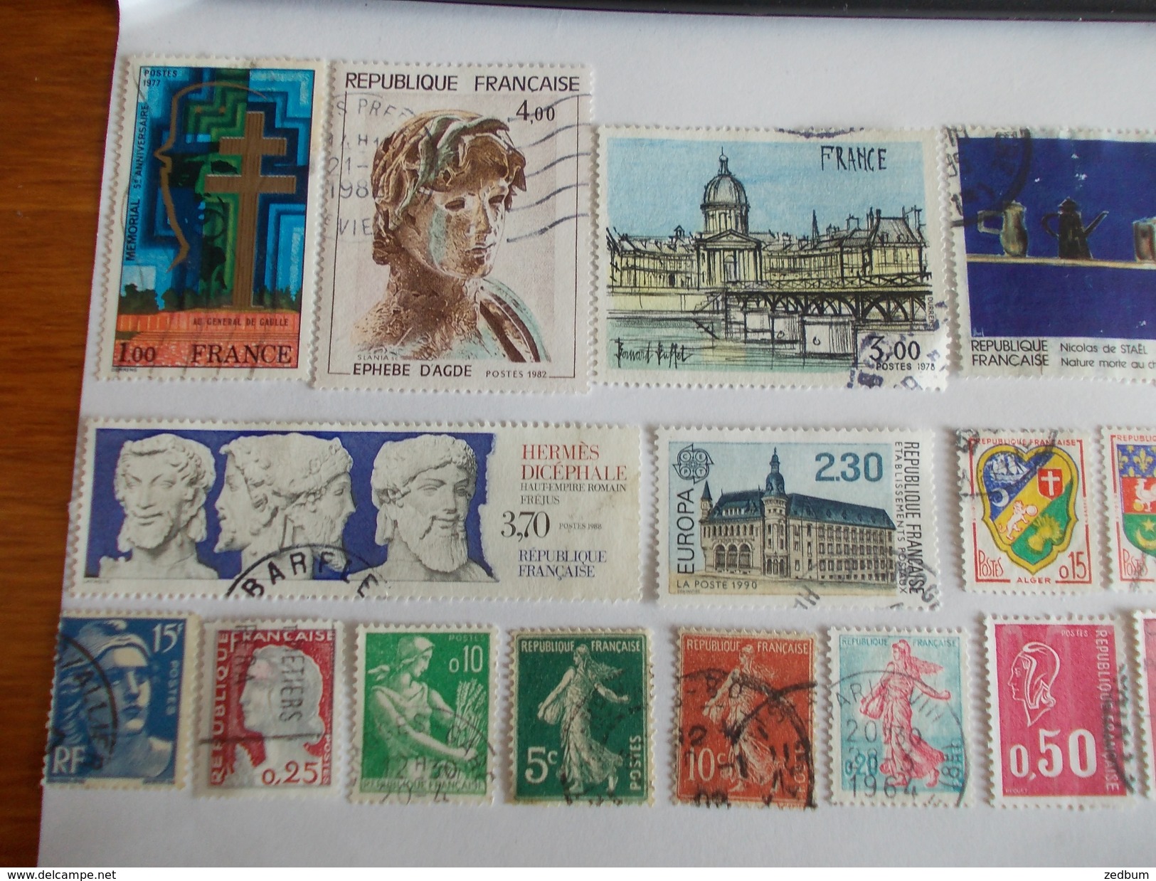 TIMBRE France Lot De 30 Timbres à Identifier N° 614 - Mezclas (max 999 Sellos)