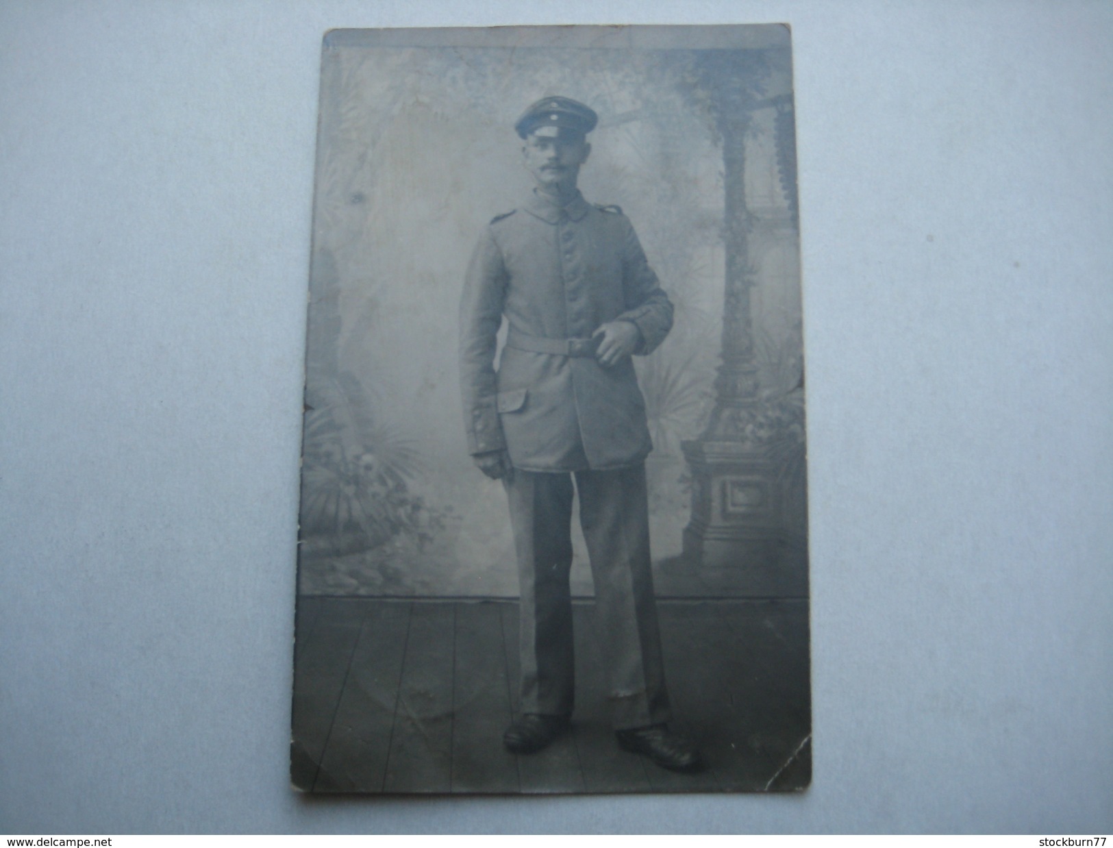 GRONAU  ,Soldatenfoto     , Schöne Karte   1915 Mit Truppensiegel - Gronau