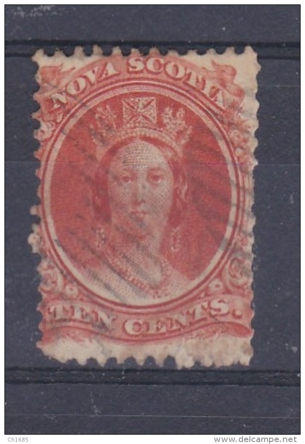 CANADA : NOUVELLE ECOSSE :   Yvert  9   (o)  Cote 20 Euros - Used Stamps