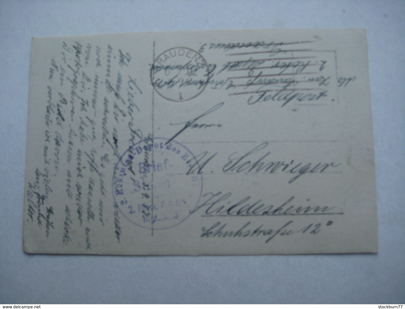 GRAUDENZ     , Schöne Karte   1917 Mit Truppensiegel - Westpreussen
