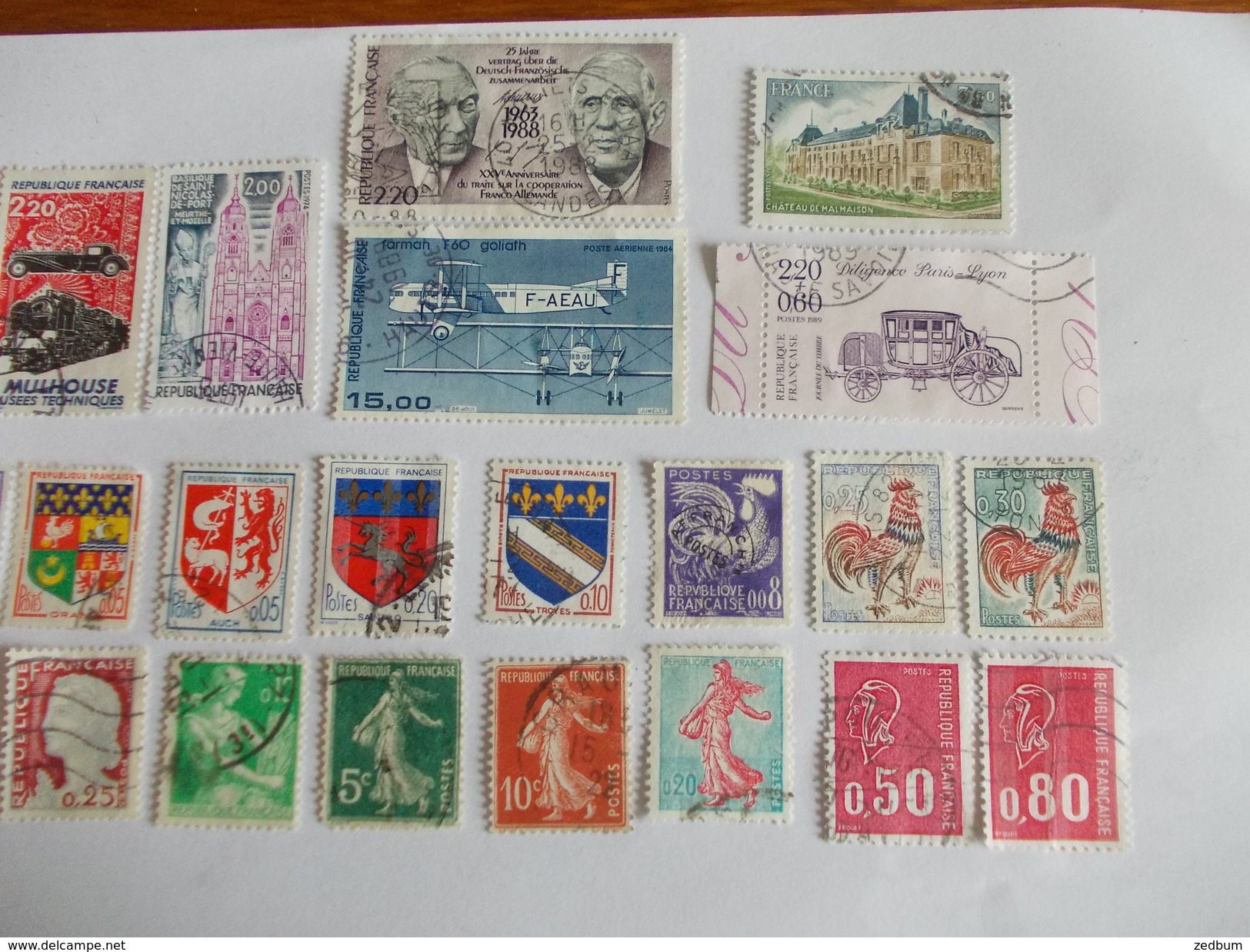 TIMBRE France Lot De 30 Timbres à Identifier N° 616 - Alla Rinfusa (max 999 Francobolli)