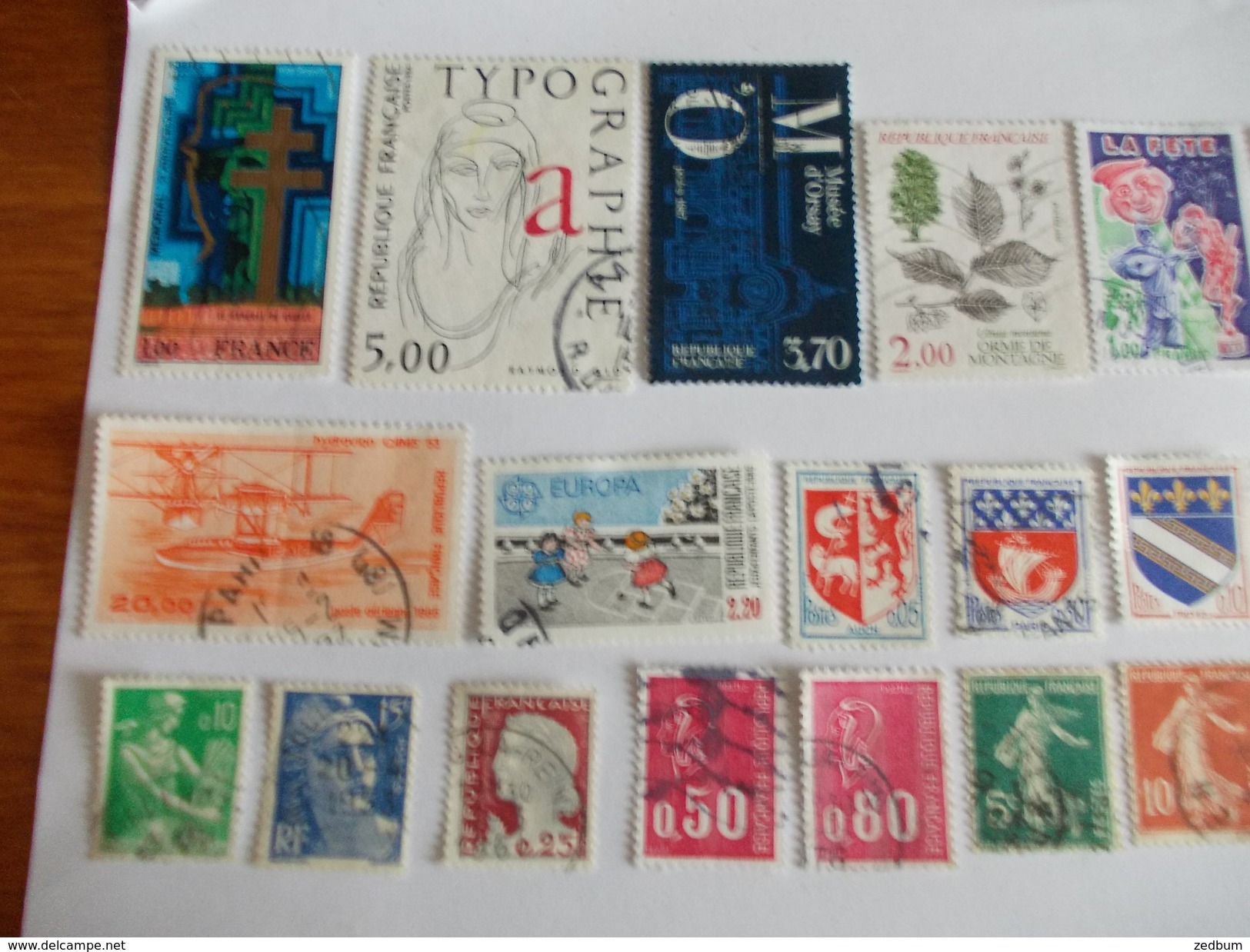 TIMBRE France Lot De 30 Timbres à Identifier N° 618 - Alla Rinfusa (max 999 Francobolli)