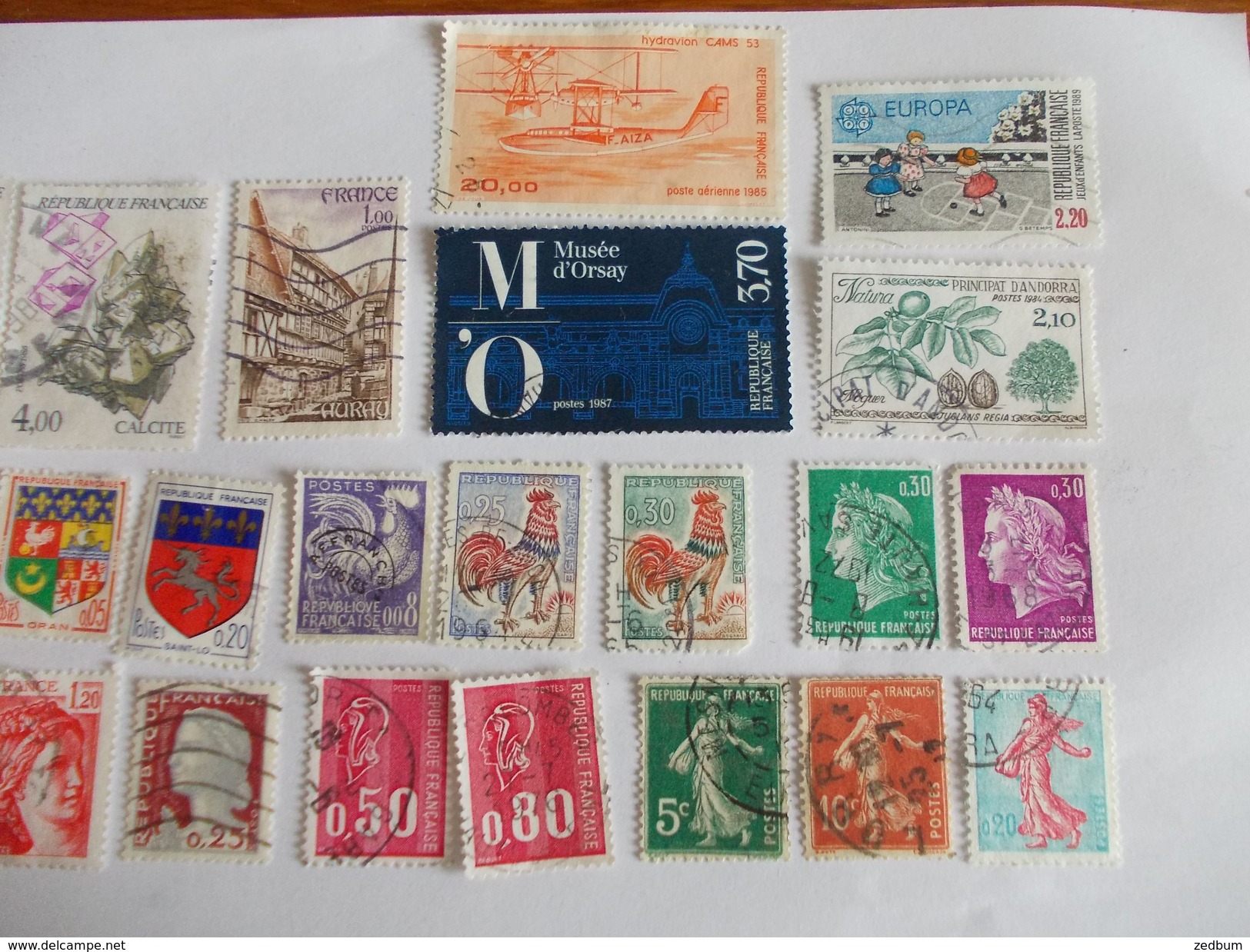 TIMBRE France Lot De 30 Timbres à Identifier N° 620 - Lots & Kiloware (mixtures) - Max. 999 Stamps