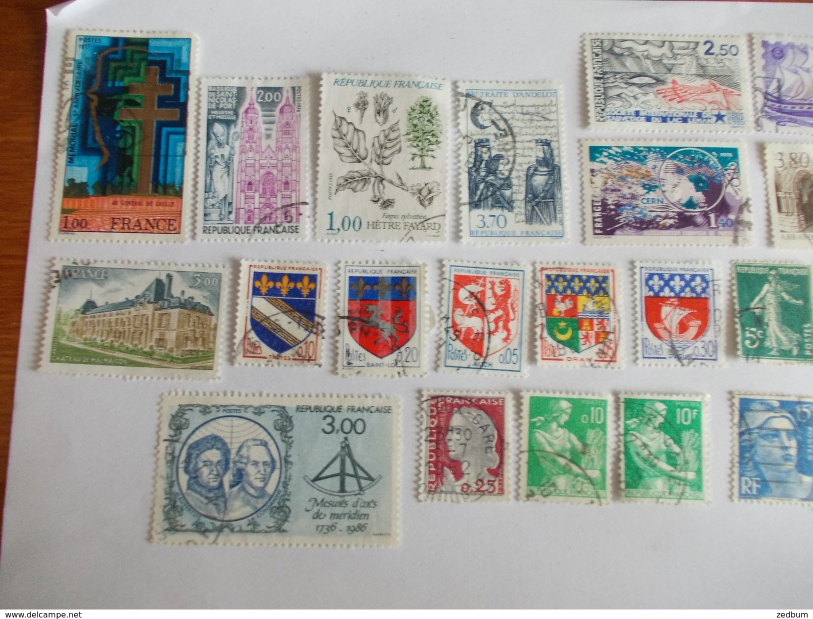 TIMBRE France Lot De 30 Timbres à Identifier N° 621 - Lots & Kiloware (mixtures) - Max. 999 Stamps