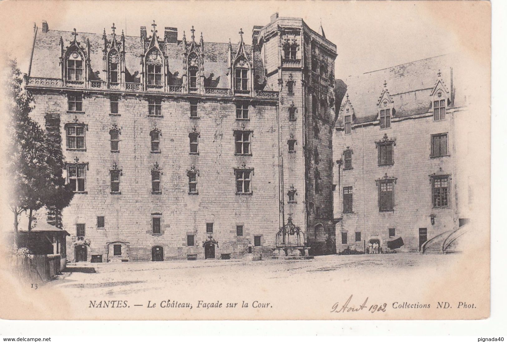 Cp , 44 , NANTES , Le Château, Façade Sur La Cour - Nantes