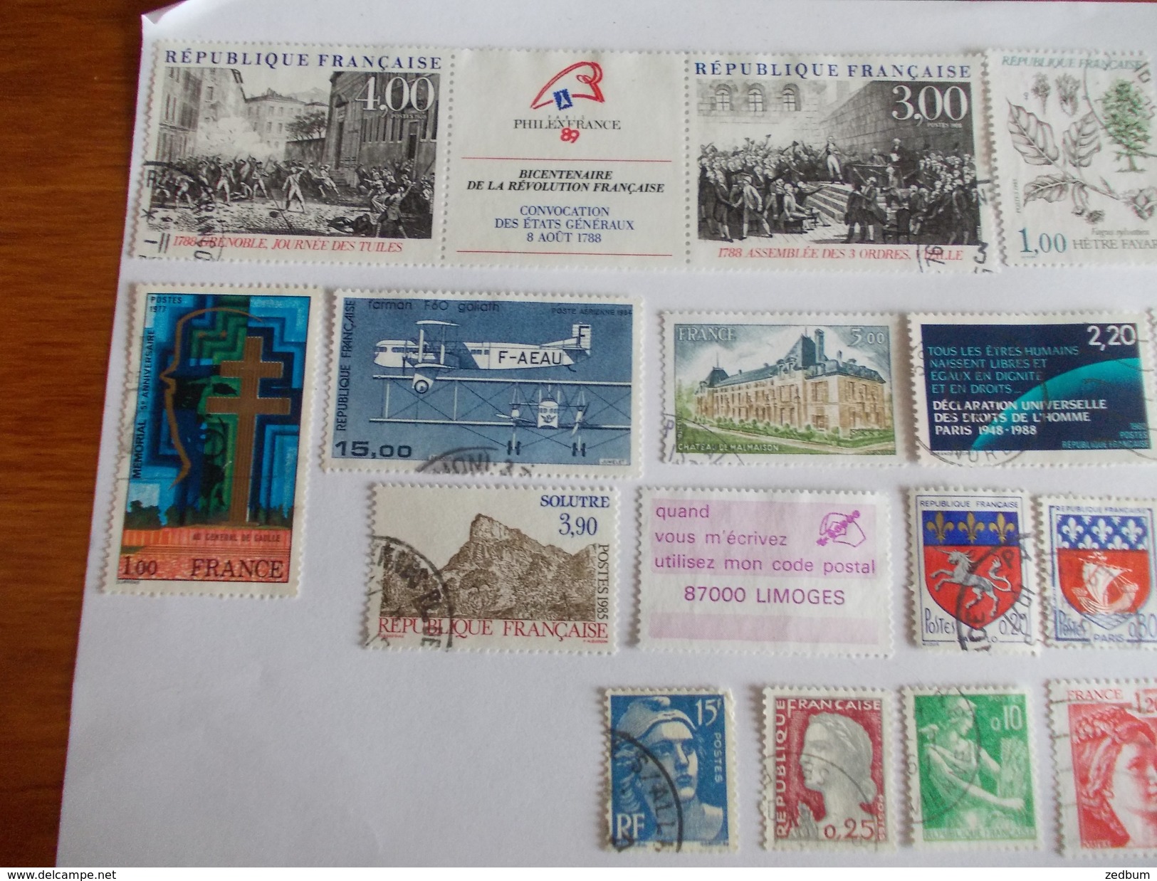 TIMBRE France Lot De 30 Timbres à Identifier N° 622 - Alla Rinfusa (max 999 Francobolli)