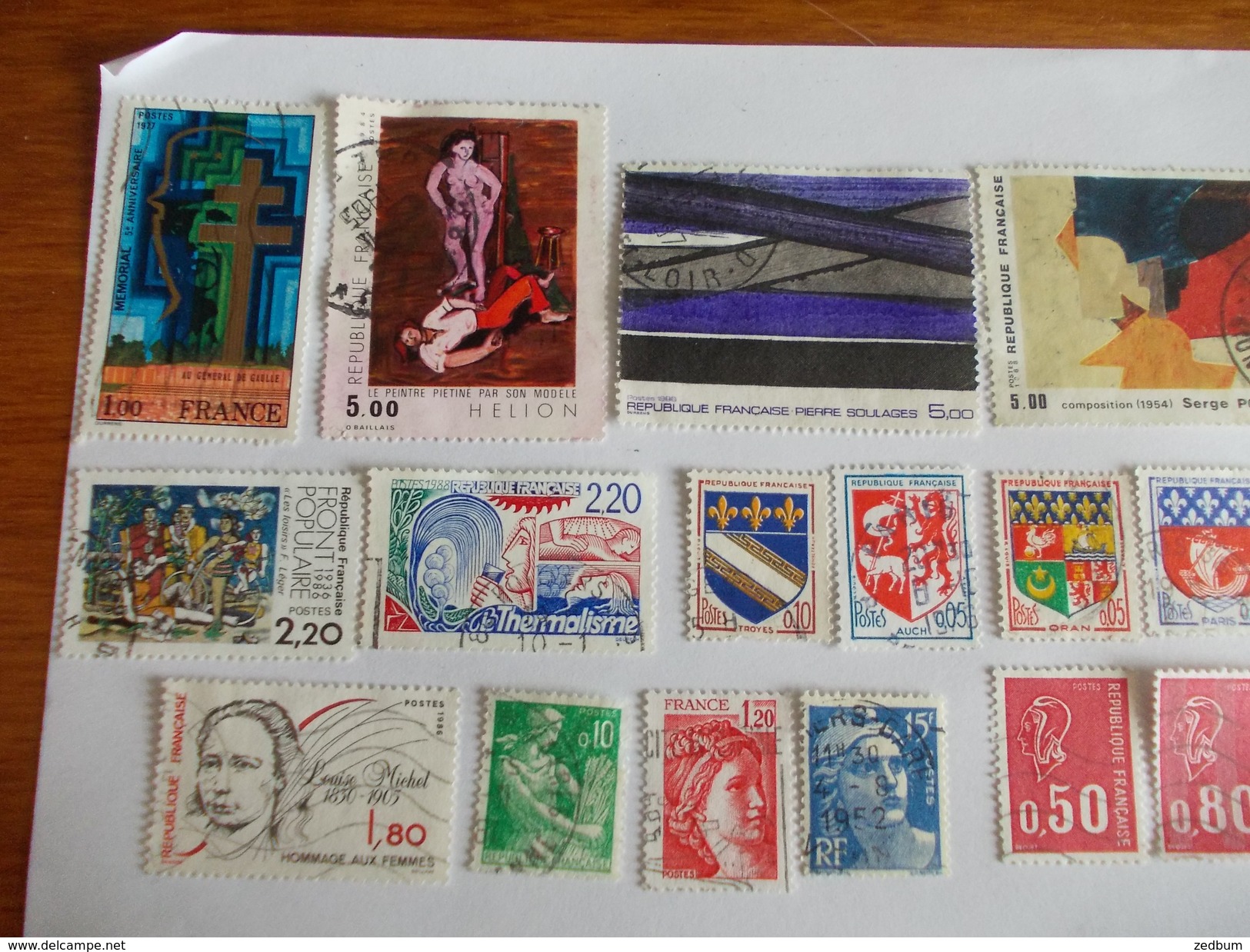 TIMBRE France Lot De 30 Timbres à Identifier N° 623 - Lots & Kiloware (mixtures) - Max. 999 Stamps