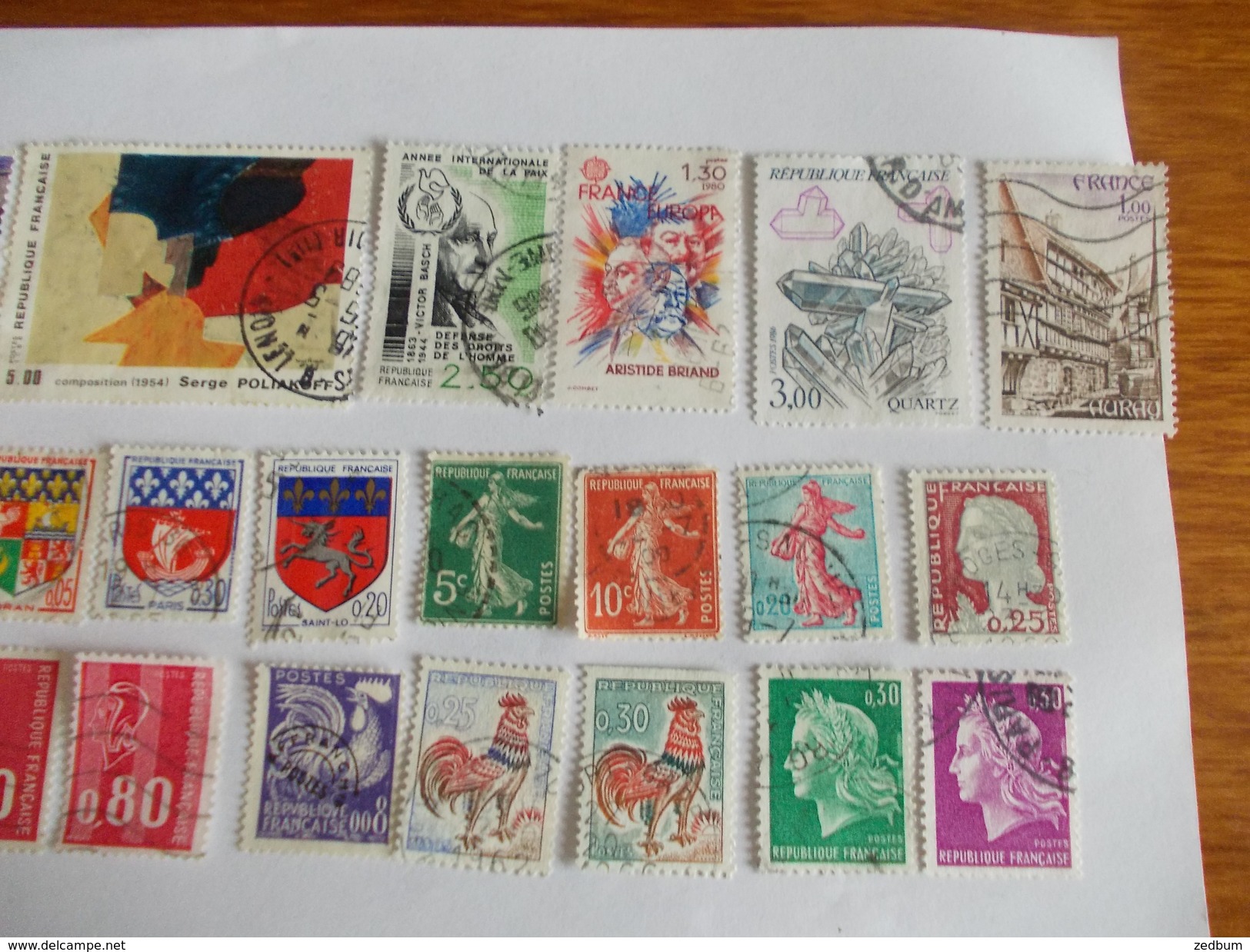 TIMBRE France Lot De 30 Timbres à Identifier N° 623 - Mezclas (max 999 Sellos)