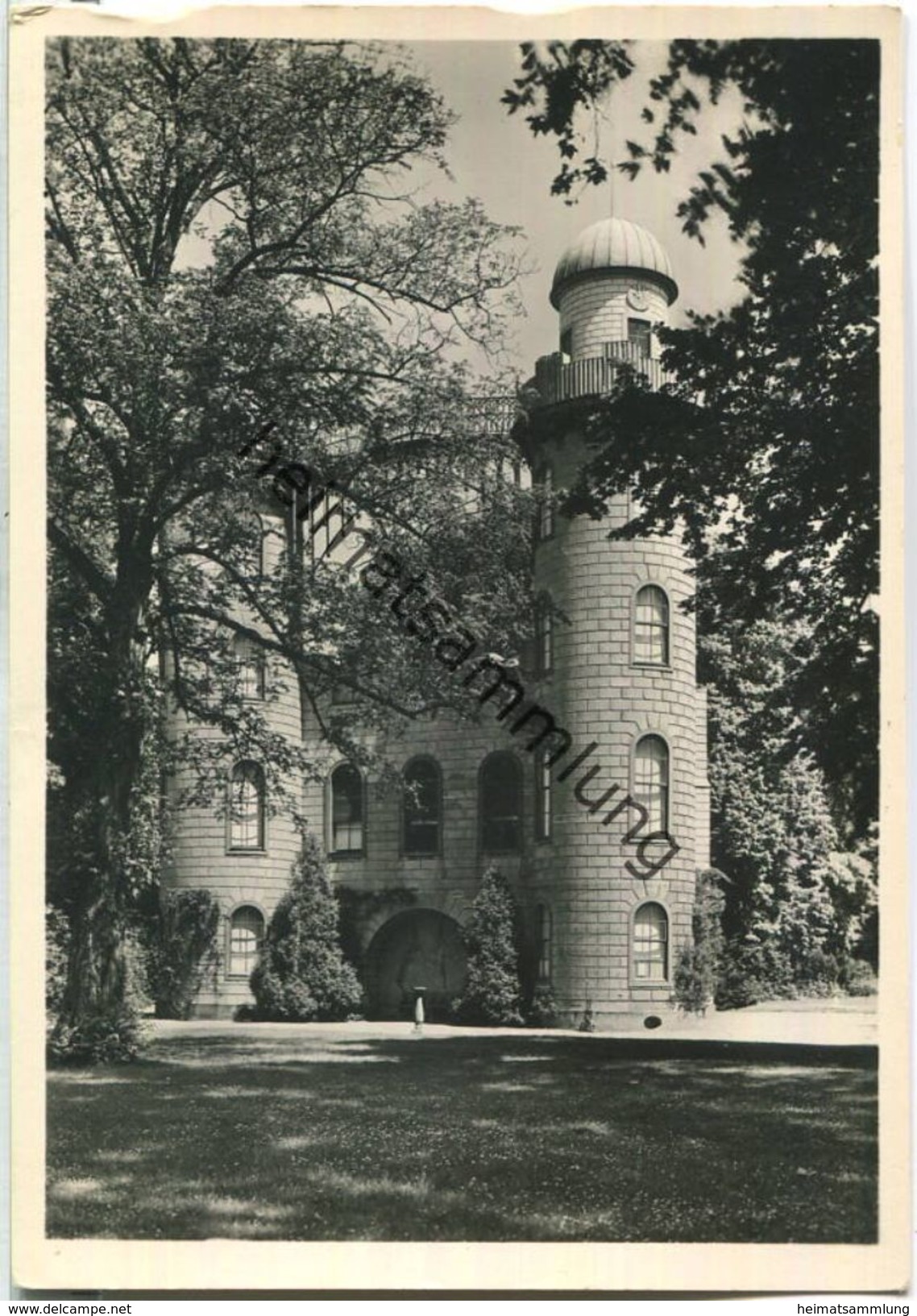 Berlin - Pfaueninsel - Turmfront Des Schlosses - Foto-Ansichtskarte Grossformat 30er Jahre - Grunewald