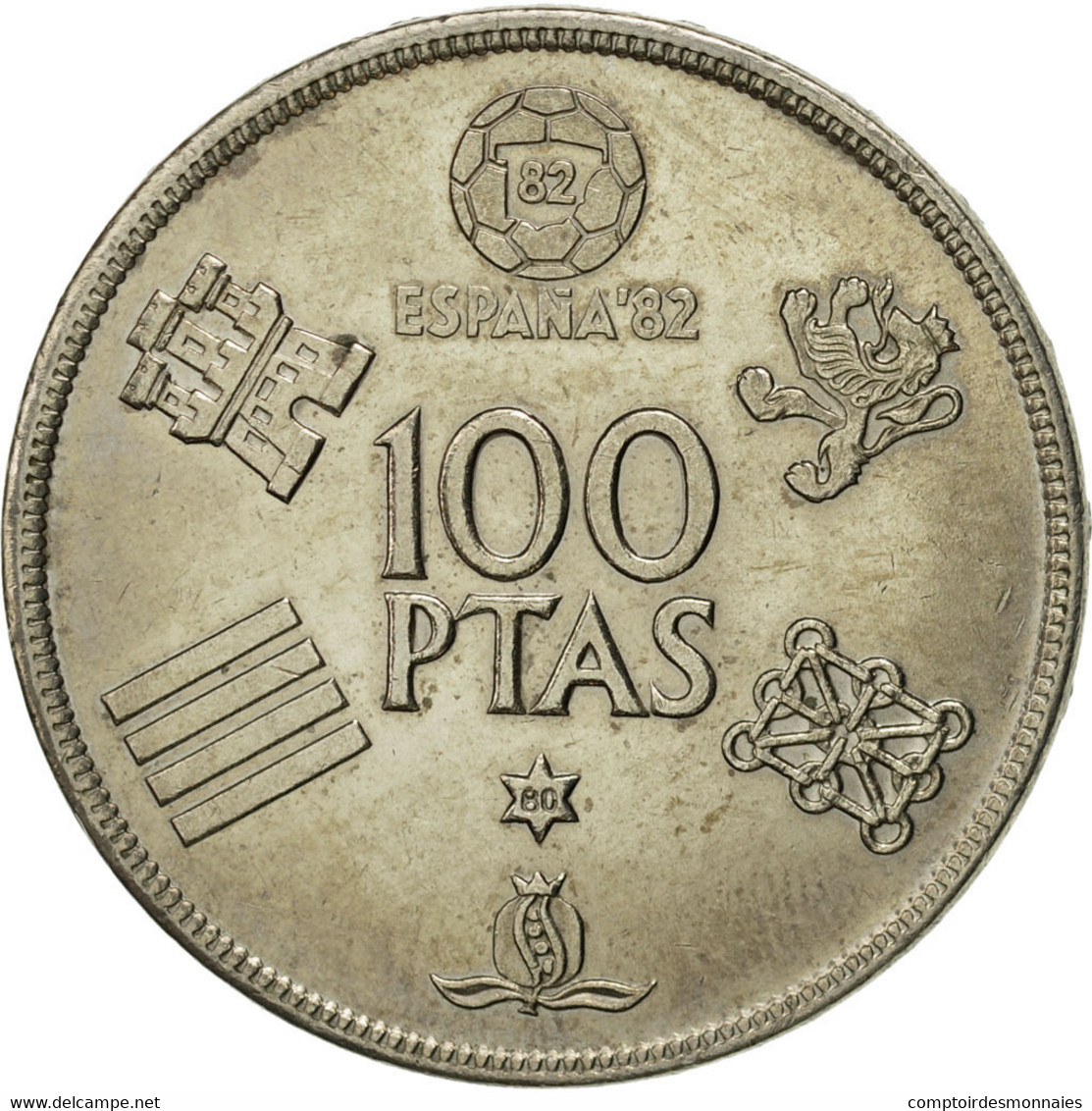 Monnaie, Espagne, Juan Carlos I, 100 Pesetas, 1980, SUP, Copper-nickel, KM:820 - 100 Pesetas