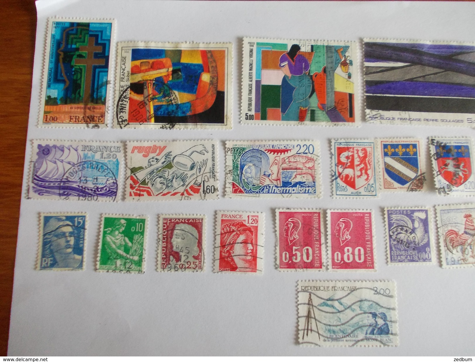 TIMBRE France Lot De 30 Timbres à Identifier N° 625 - Lots & Kiloware (mixtures) - Max. 999 Stamps