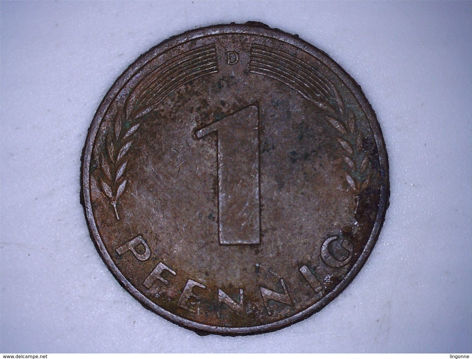 ALLEMAGNE - 1 PFENNIG 1968 D - 1 Pfennig