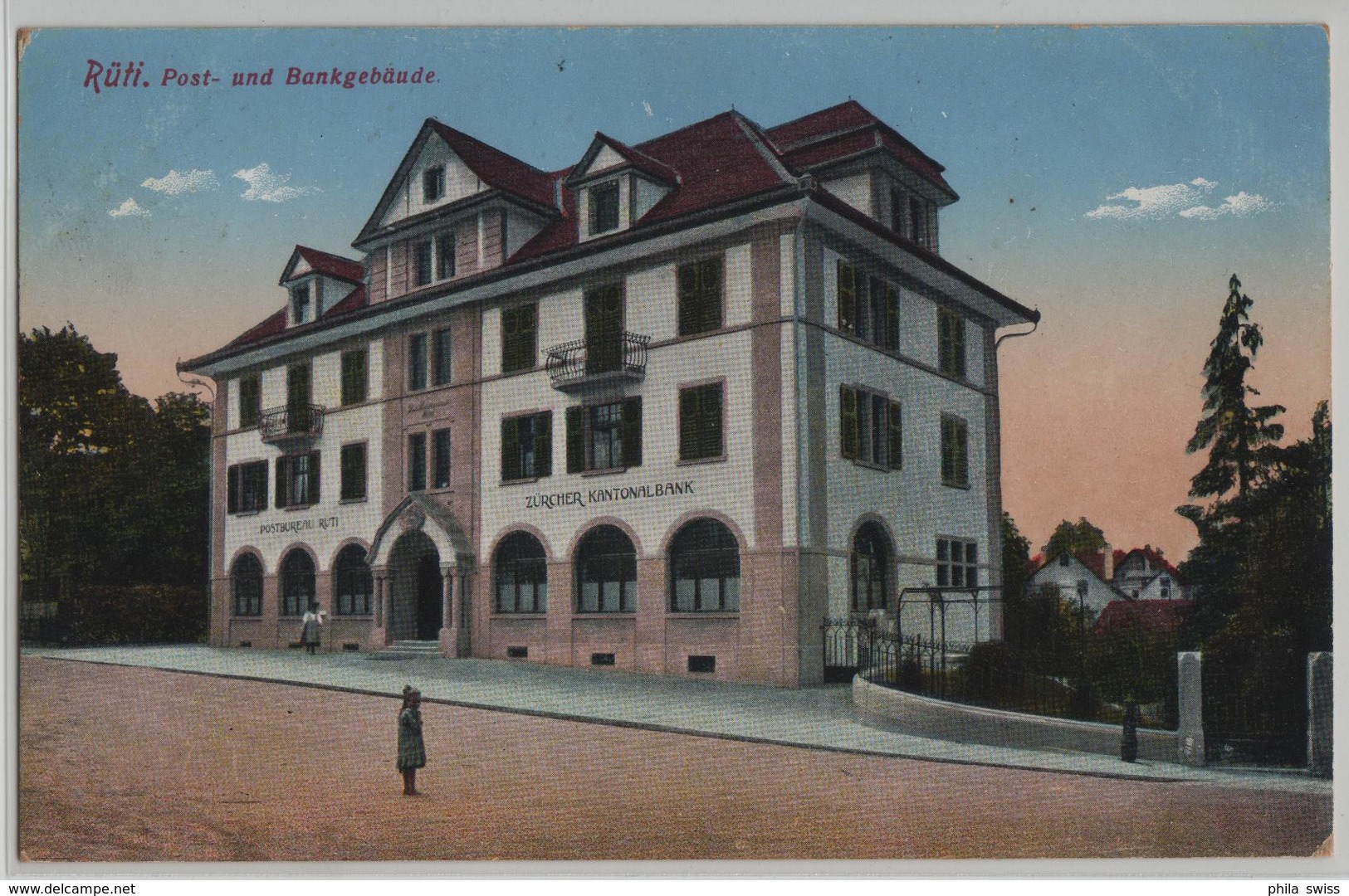 Rüti - Post- Und Bankgebäude - Rüti