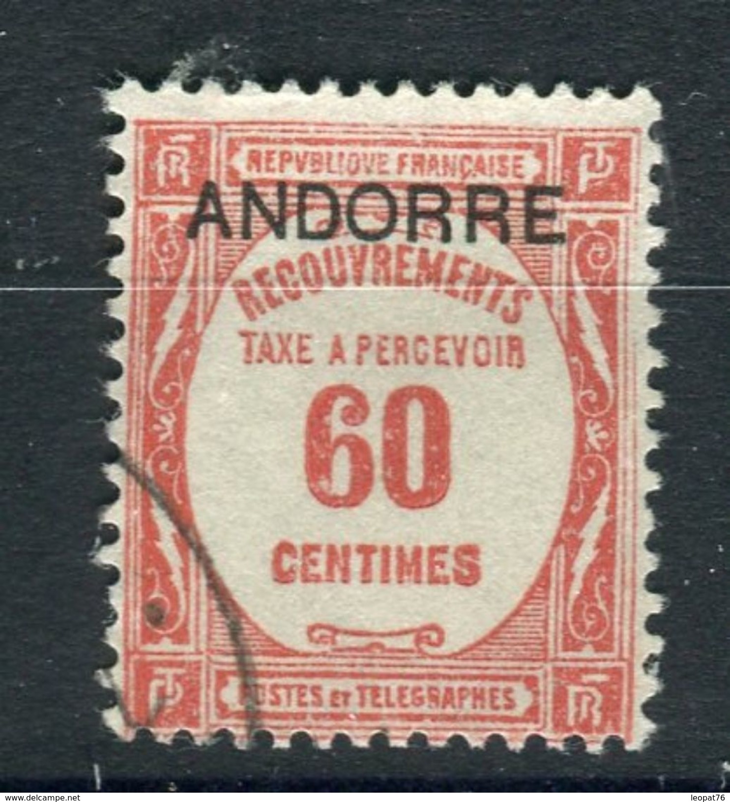 Andorre - N°Yvert Taxe 11 , Oblitéré , Sans Défauts - Ref T8 - Used Stamps