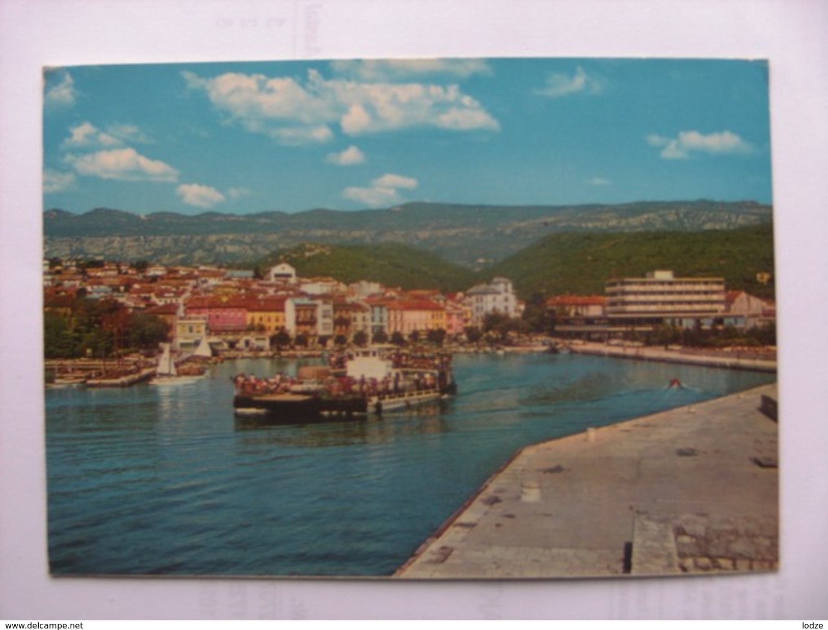 Kroatië Croatia Crikvenica City And Boat - Kroatië