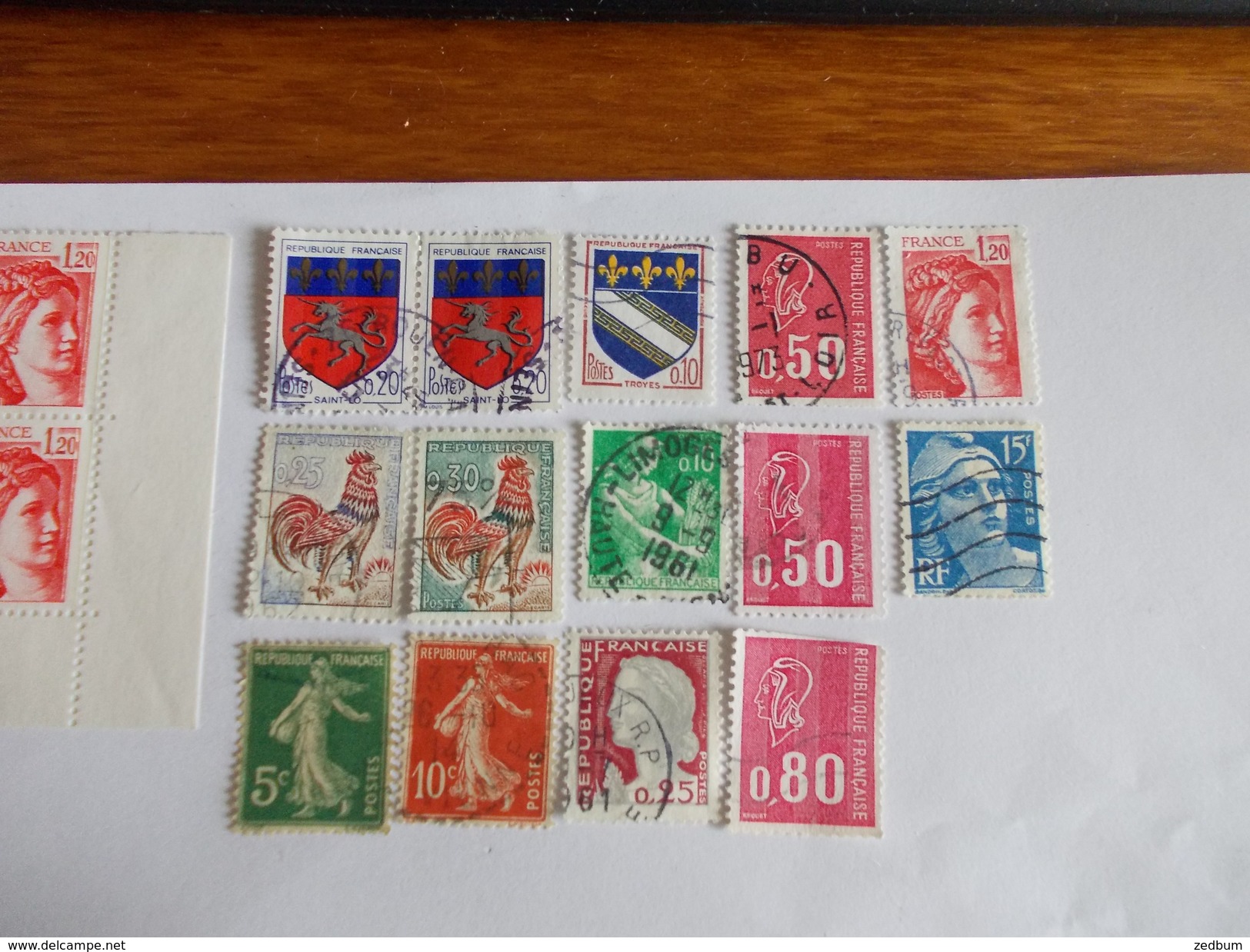 TIMBRE France Lot De Timbres à Identifier Dont Des Neufs N° 633 - Alla Rinfusa (max 999 Francobolli)