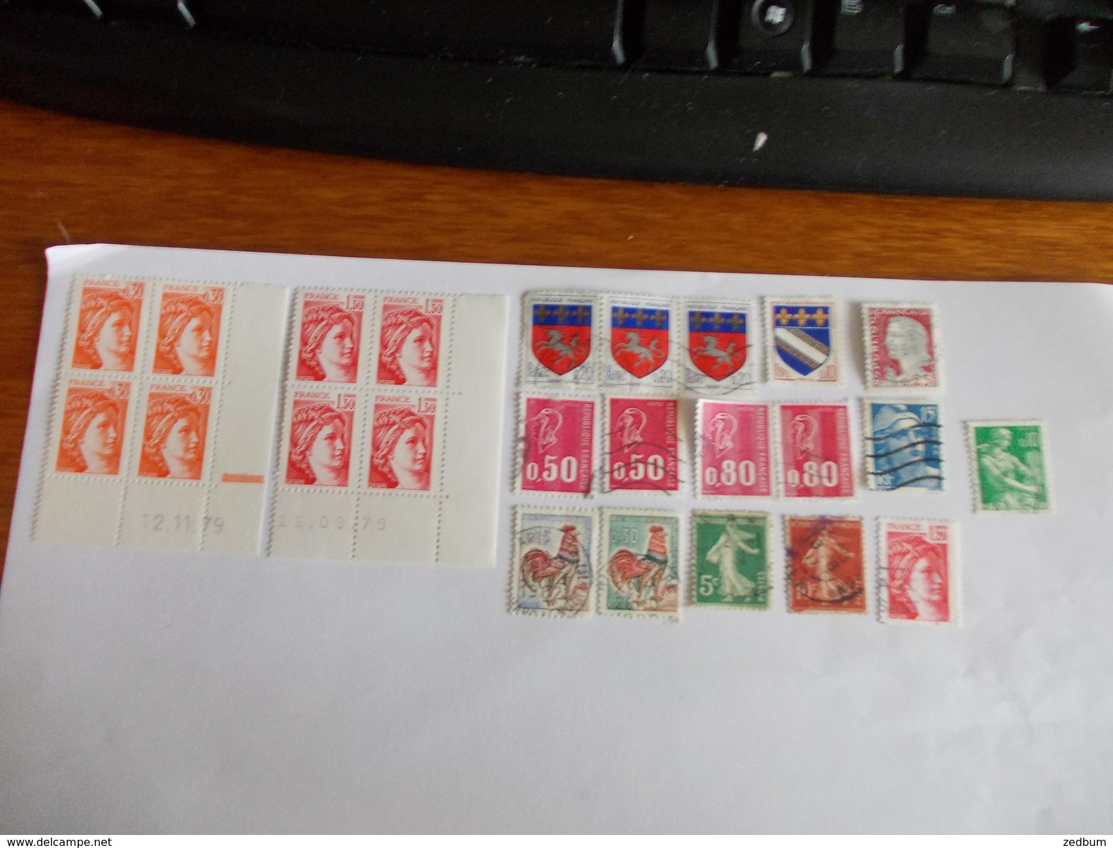 TIMBRE France Lot De Timbres à Identifier Dont Des Neufs N° 634 - Lots & Kiloware (max. 999 Stück)