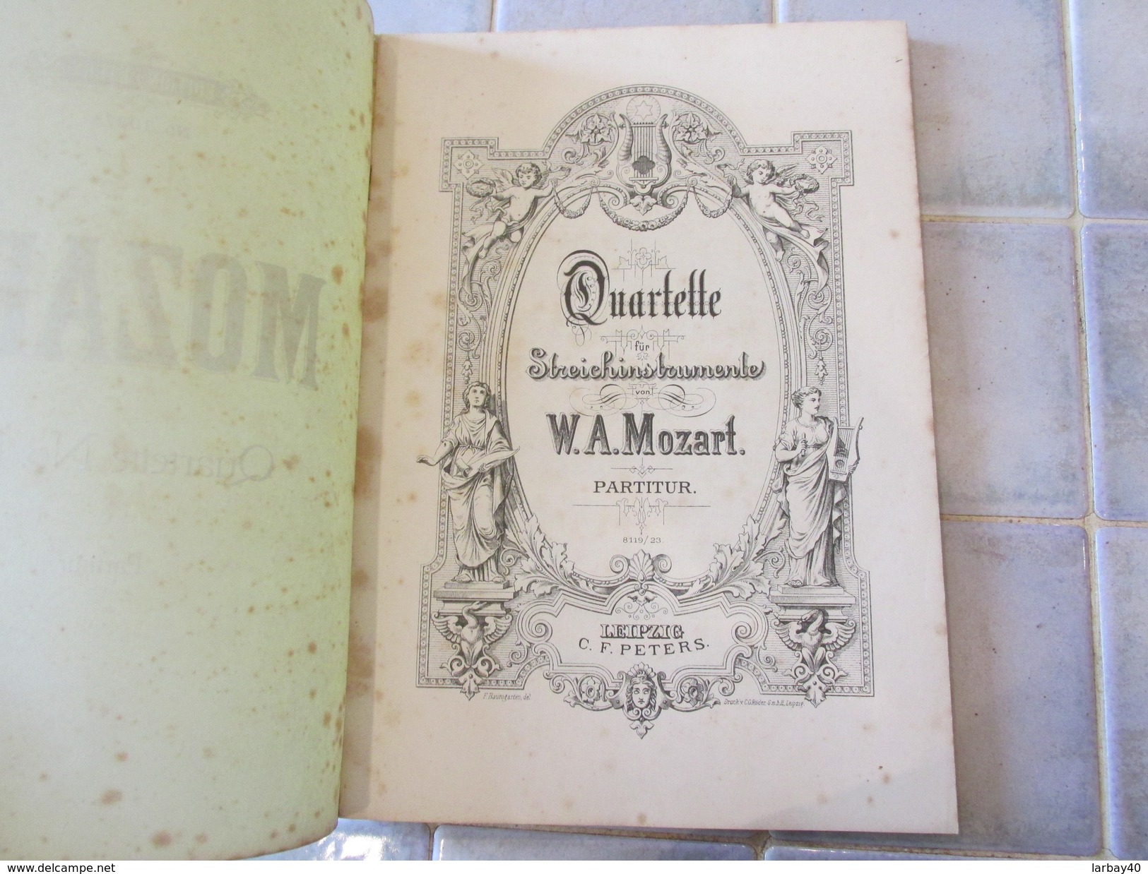 Mozart Quartette N° 1-5 Edt Peters N° 1037 - M-O