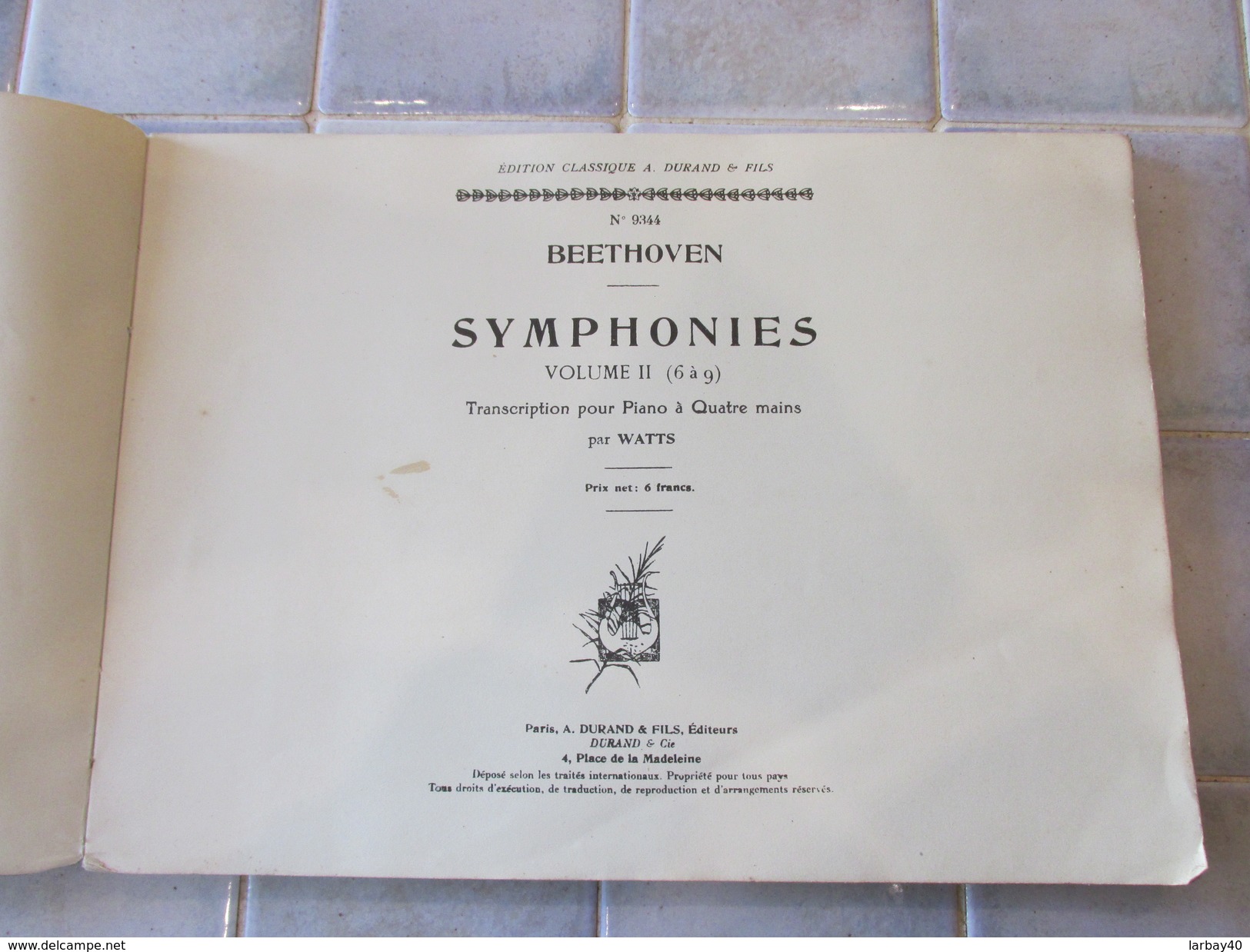 Beethoven Symphonies Volumes 2 - 6 A 9 - Piano - A-C