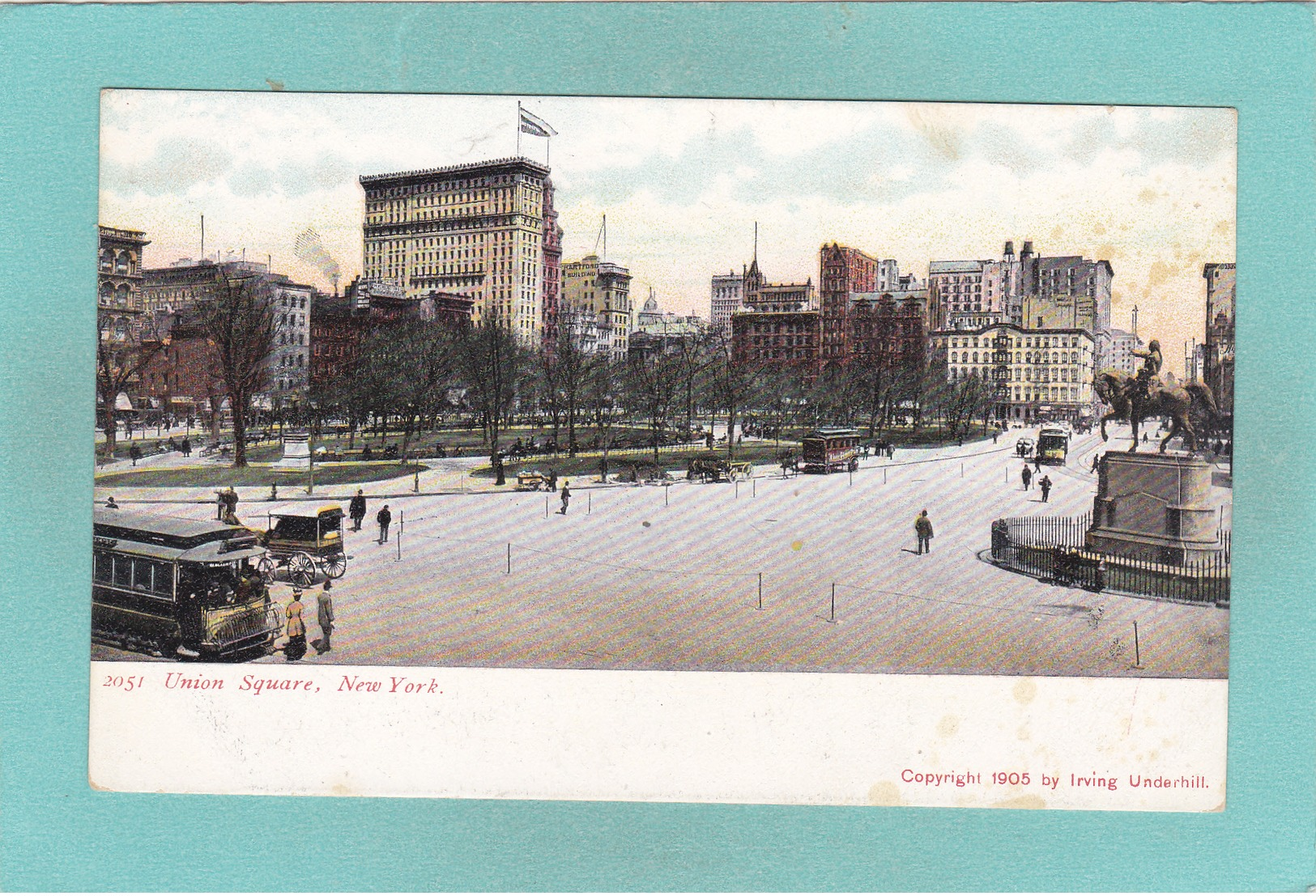 Old Postcard Of Union Square,Manhattan,New York City,United States,V17. - Manhattan