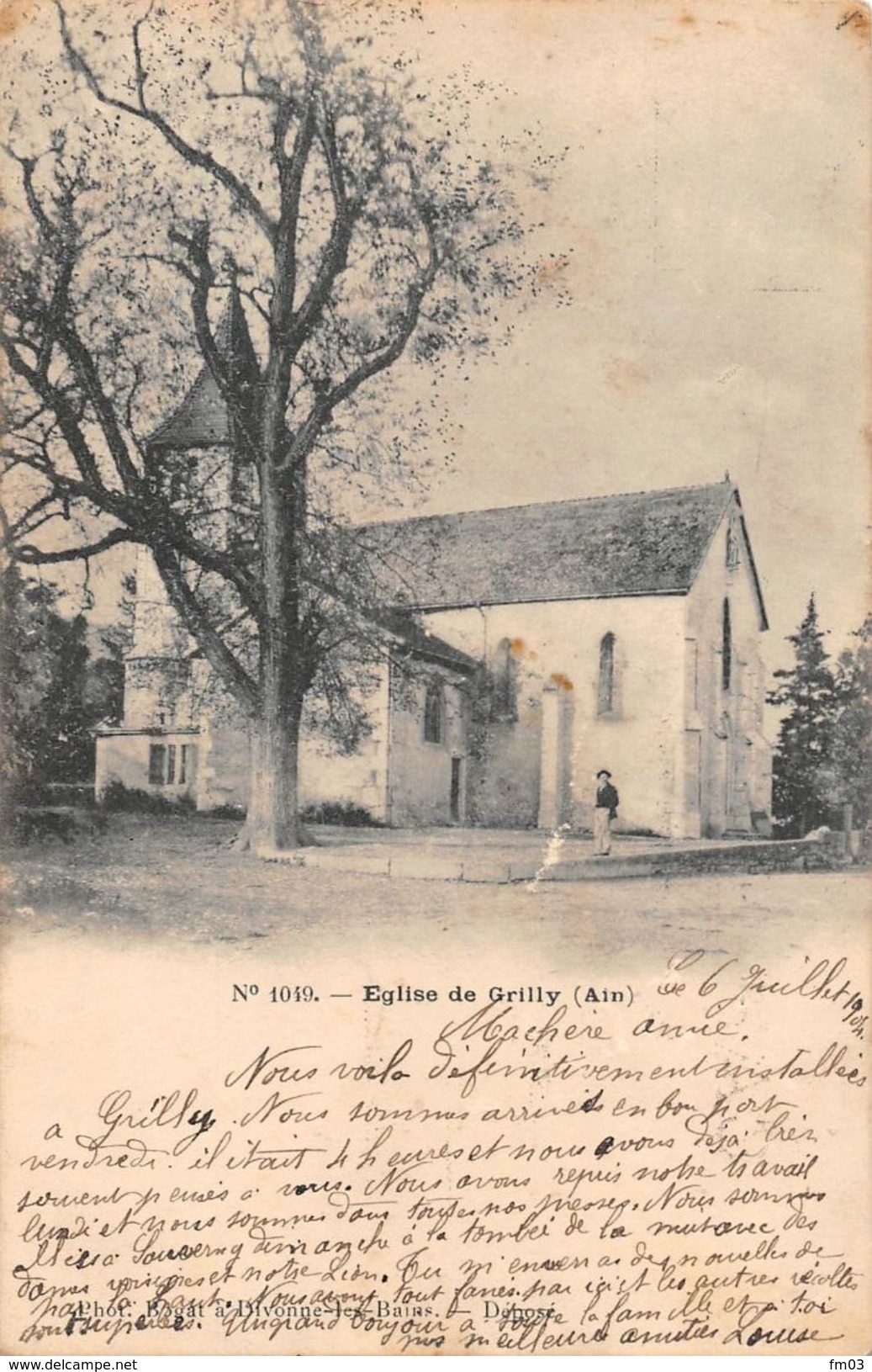 Grilly église Canton Gex Bogat 1049 - Non Classés