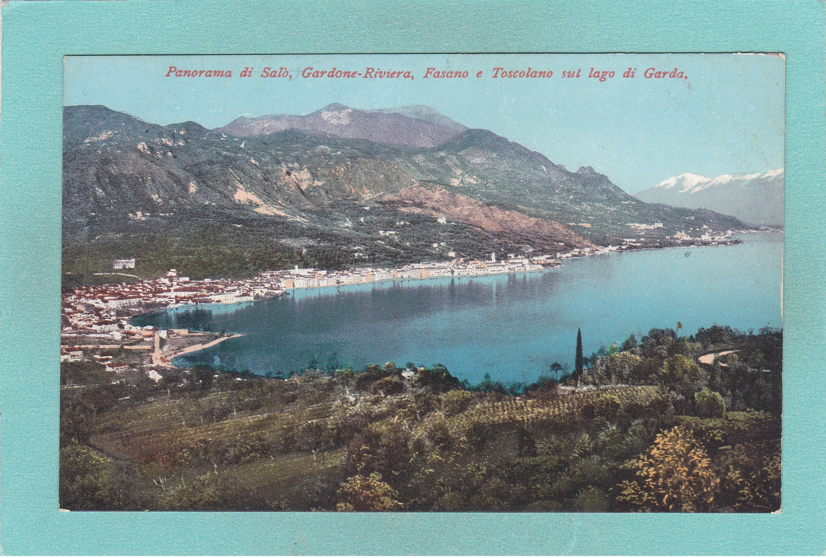 Old Postcard Of ,Salo,Lake Garda,Lombardy, Italy. V17. - Other & Unclassified