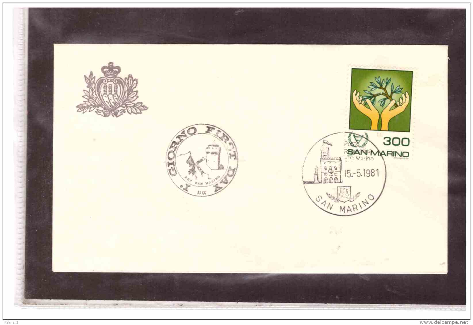 FDC4182    -    SAN MARINO  15.5.81    /      ANNO INTERNAZIONALE DEGLI HANDICAPPATI - Handicap