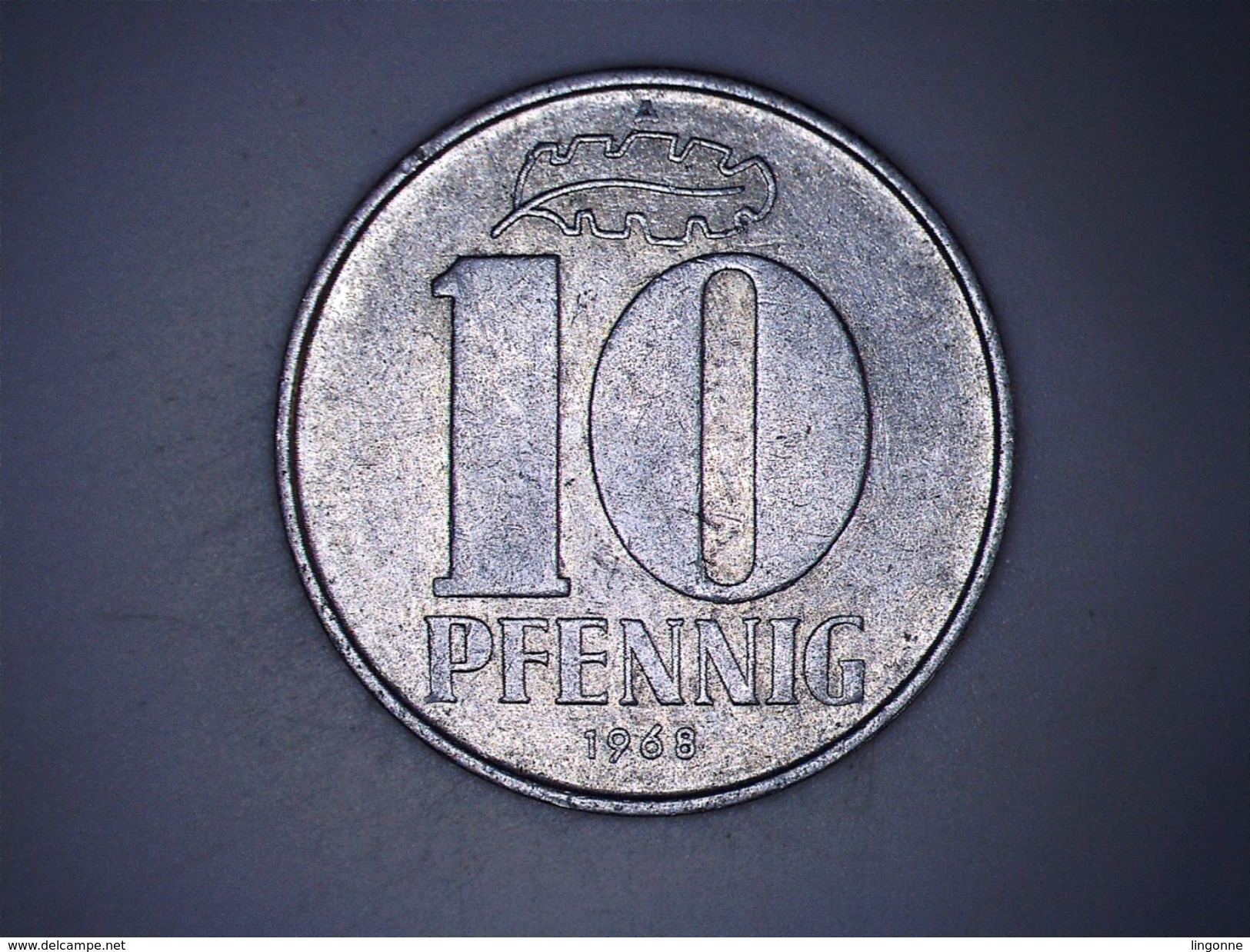 ALLEMAGNE - RDA. 10 PFENNIG 1968 A - 10 Pfennig