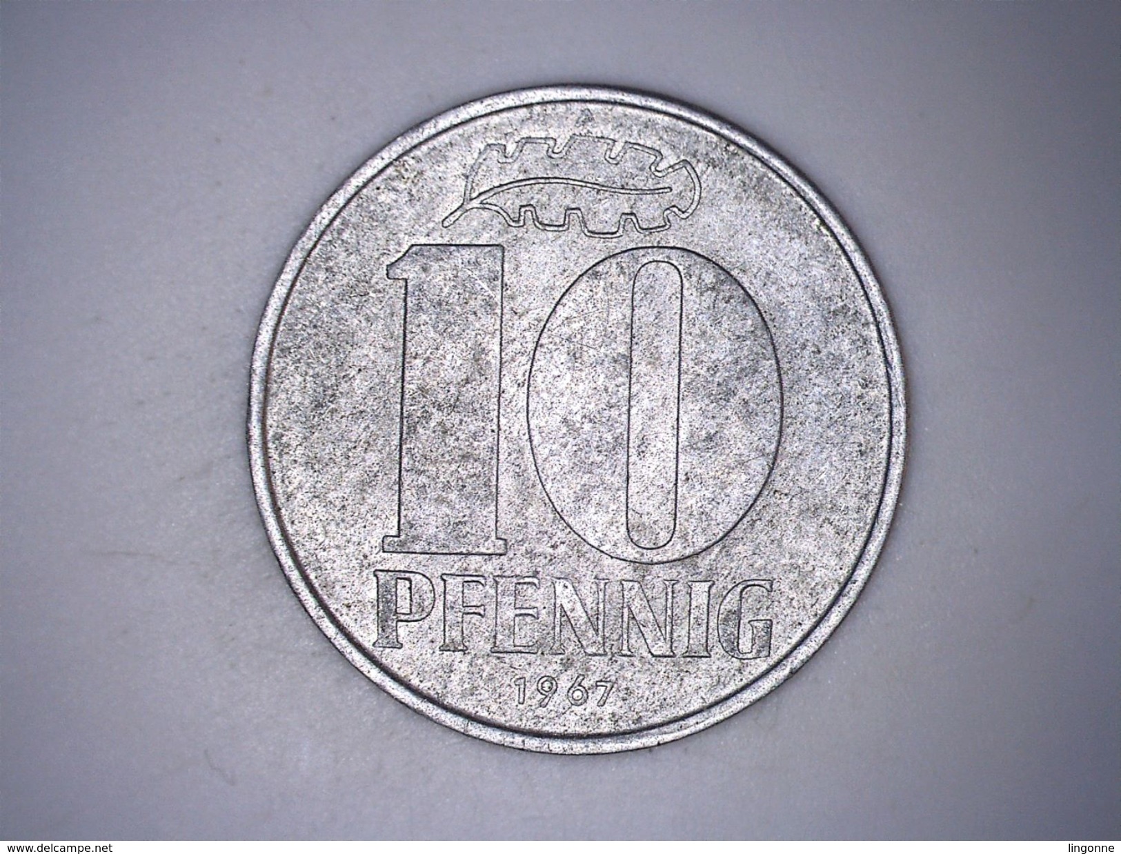 ALLEMAGNE - RDA. 10 PFENNIG 1967 A - 10 Pfennig