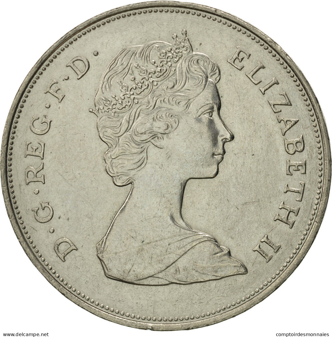 Monnaie, Grande-Bretagne, Elizabeth II, 25 New Pence, 1980, TTB+, Copper-nickel - 25 New Pence