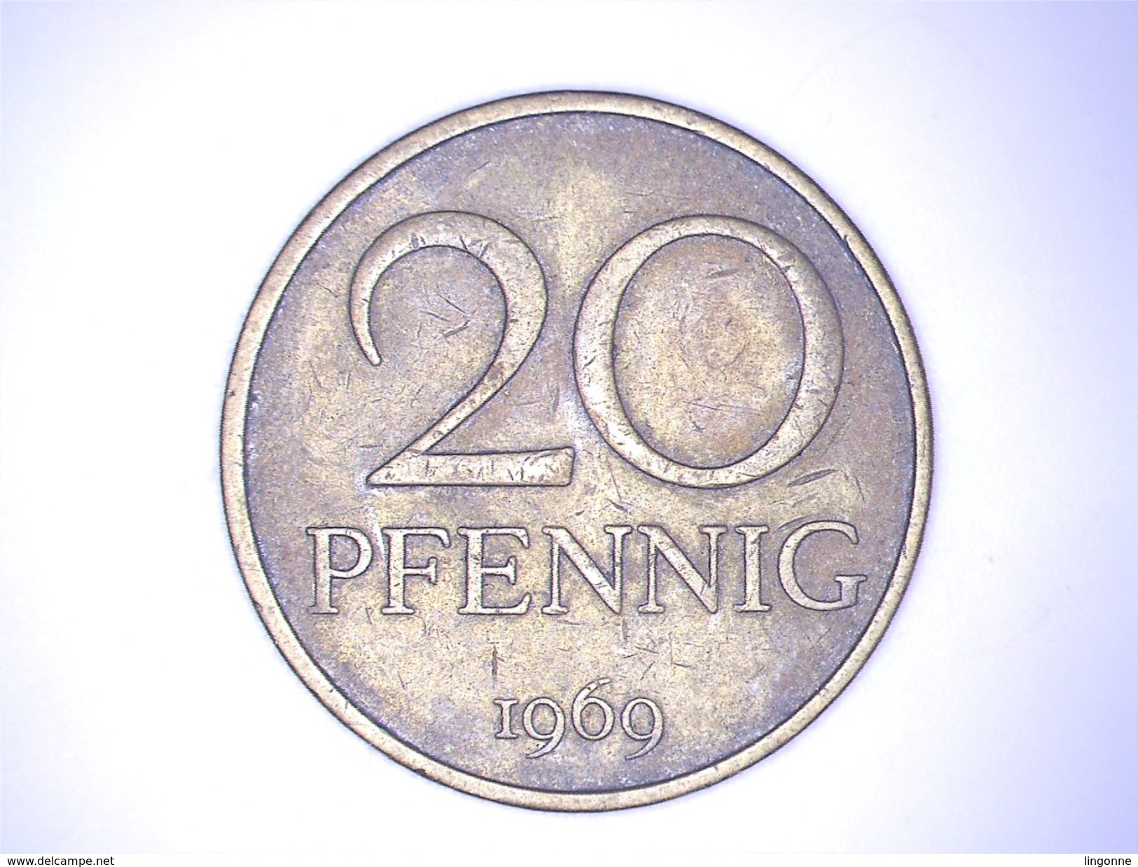 ALLEMAGNE - RDA. 20 PFENNIG 1969 - 20 Pfennig
