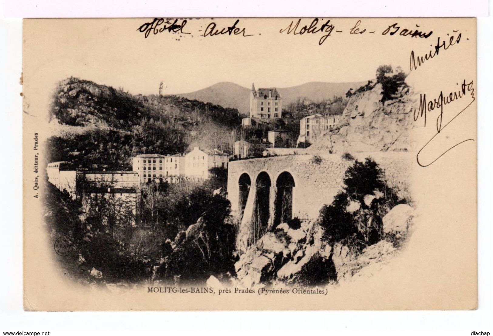Molitg Les Bains, Près De Prades. Pyrénées Orientales. (1922r) - Prades