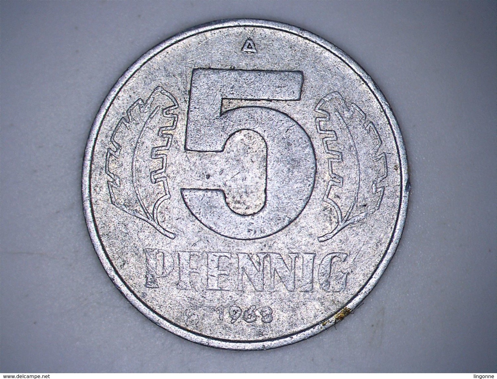 ALLEMAGNE - RDA. 5 PFENNIG 1968 A - 5 Pfennig