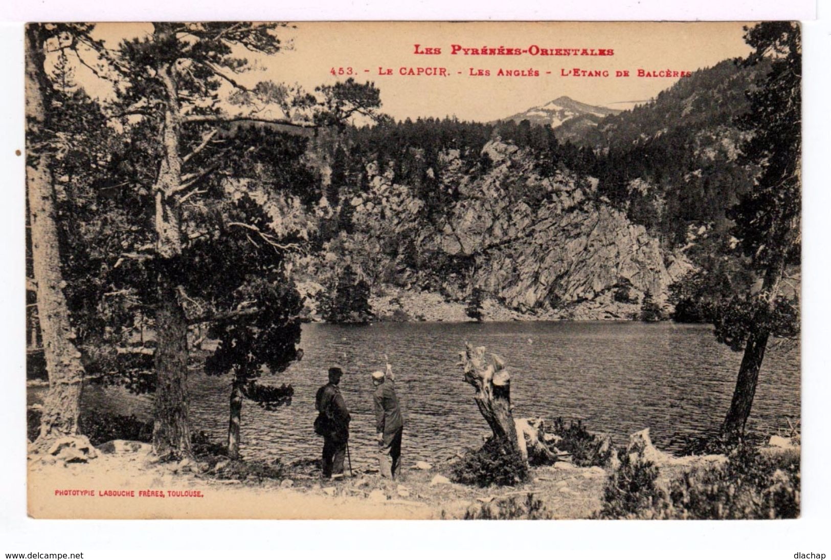 Les Pyrénées Orientales. Le Capcir. Les Anglés. L'étang De Balcères. (1923r) - Autres & Non Classés