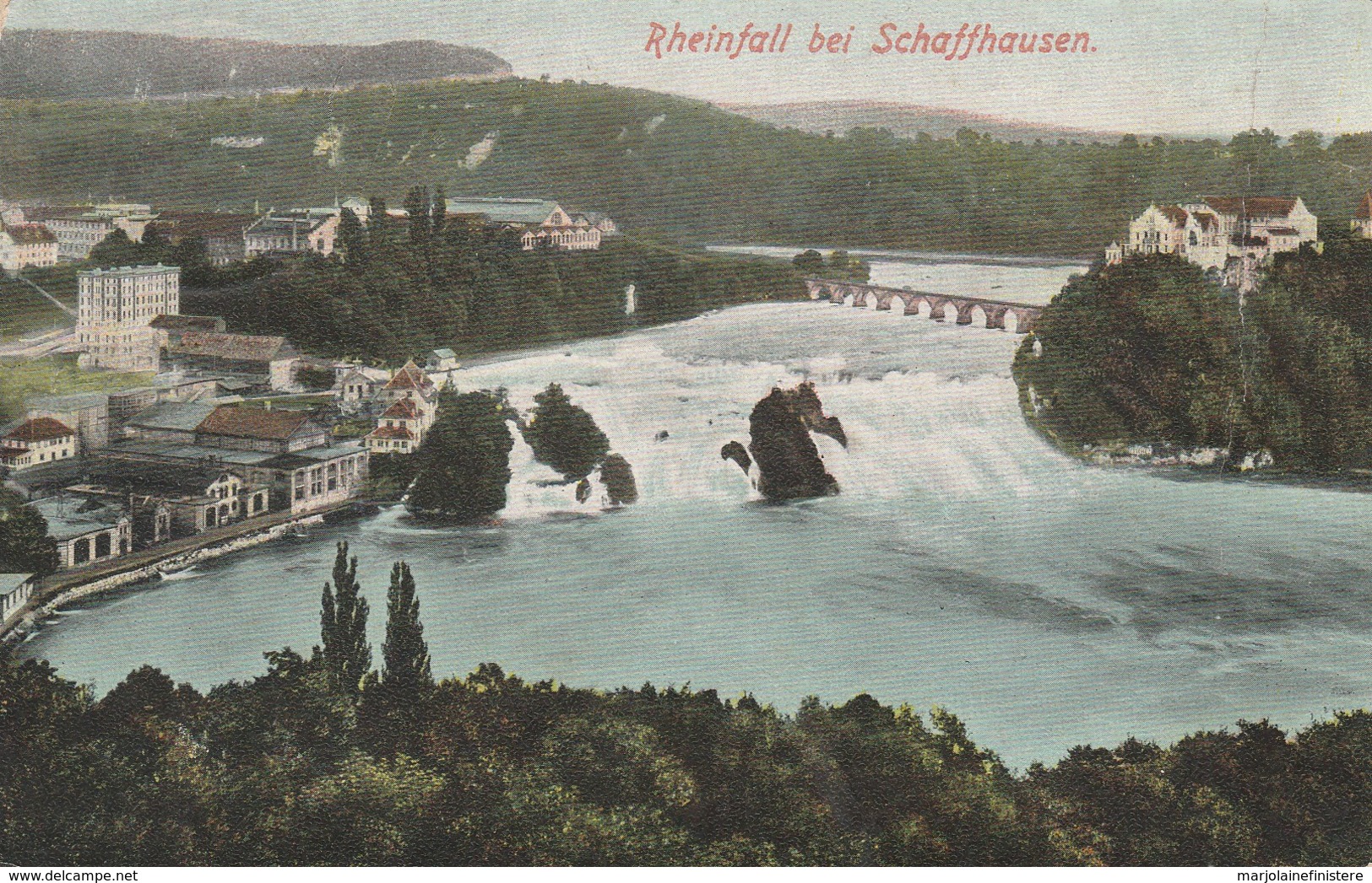 CPA - SUISSE - Rheinfall Bei Schaffhausen. Lota Chrom. E.V. 1069. 1906 - Other & Unclassified