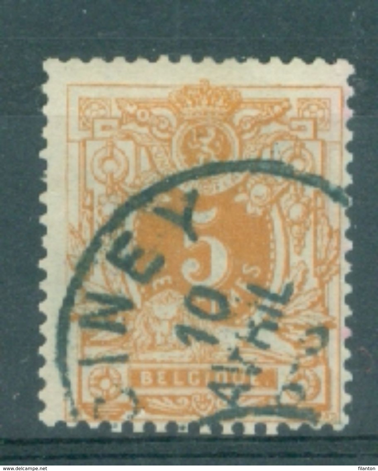 BELGIE - OBP Nr 28  - Liggende Leeuw - Cachet  "CINEY"  (ref. ST 514) - 1869-1888 Lion Couché