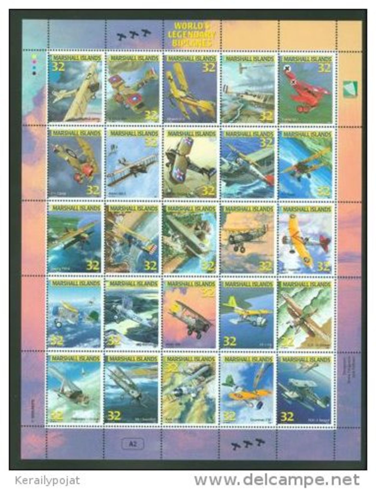 Marshall Islands - 1996 Aircrafts Sheet MNH__(THB-571) - Islas Marshall